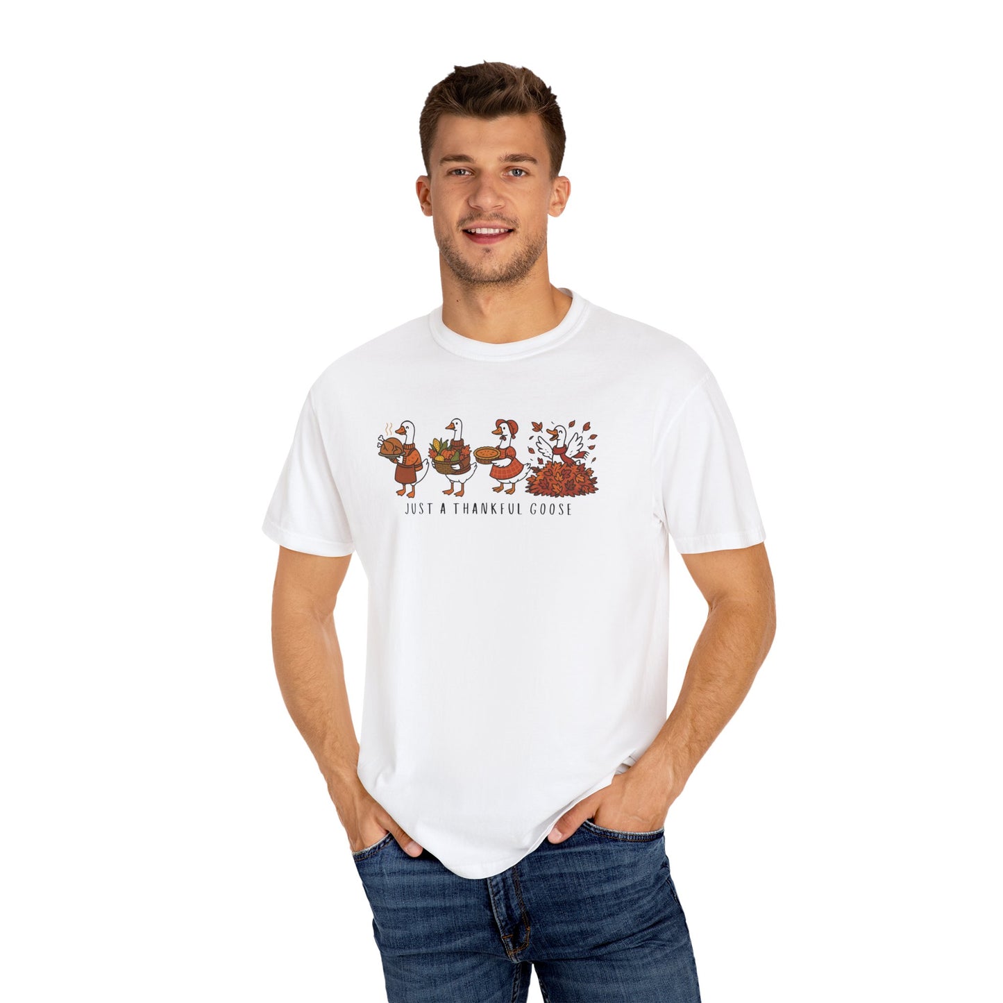 Funny Goose Thanksgiving Comfort colors tshirt