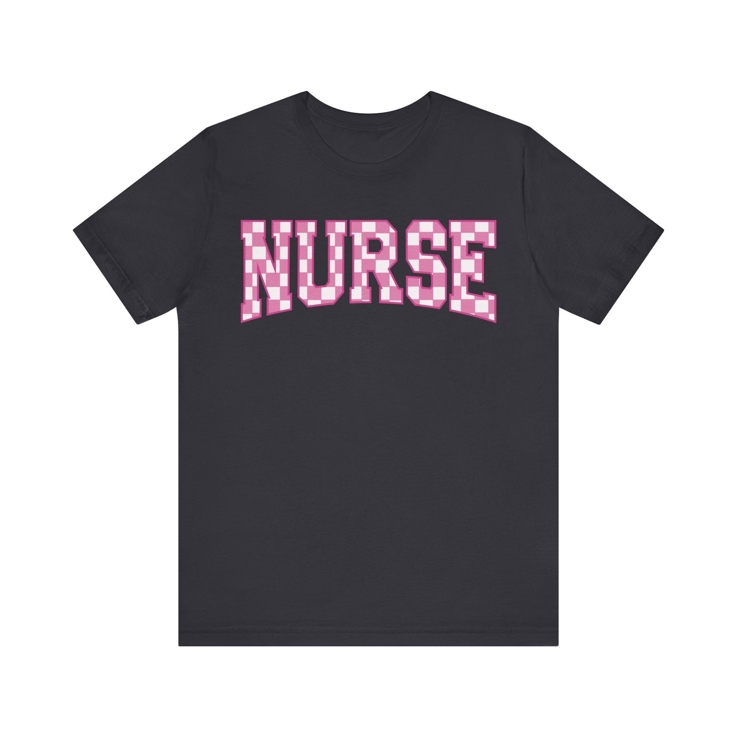 Retro checkered nurse shirt , Emergency Nurse,  Registered Nurse Shirt, PICU Nurse, NICU Nurse Shirt, Gift for Nurse, Future Nurse gift, RN gift.