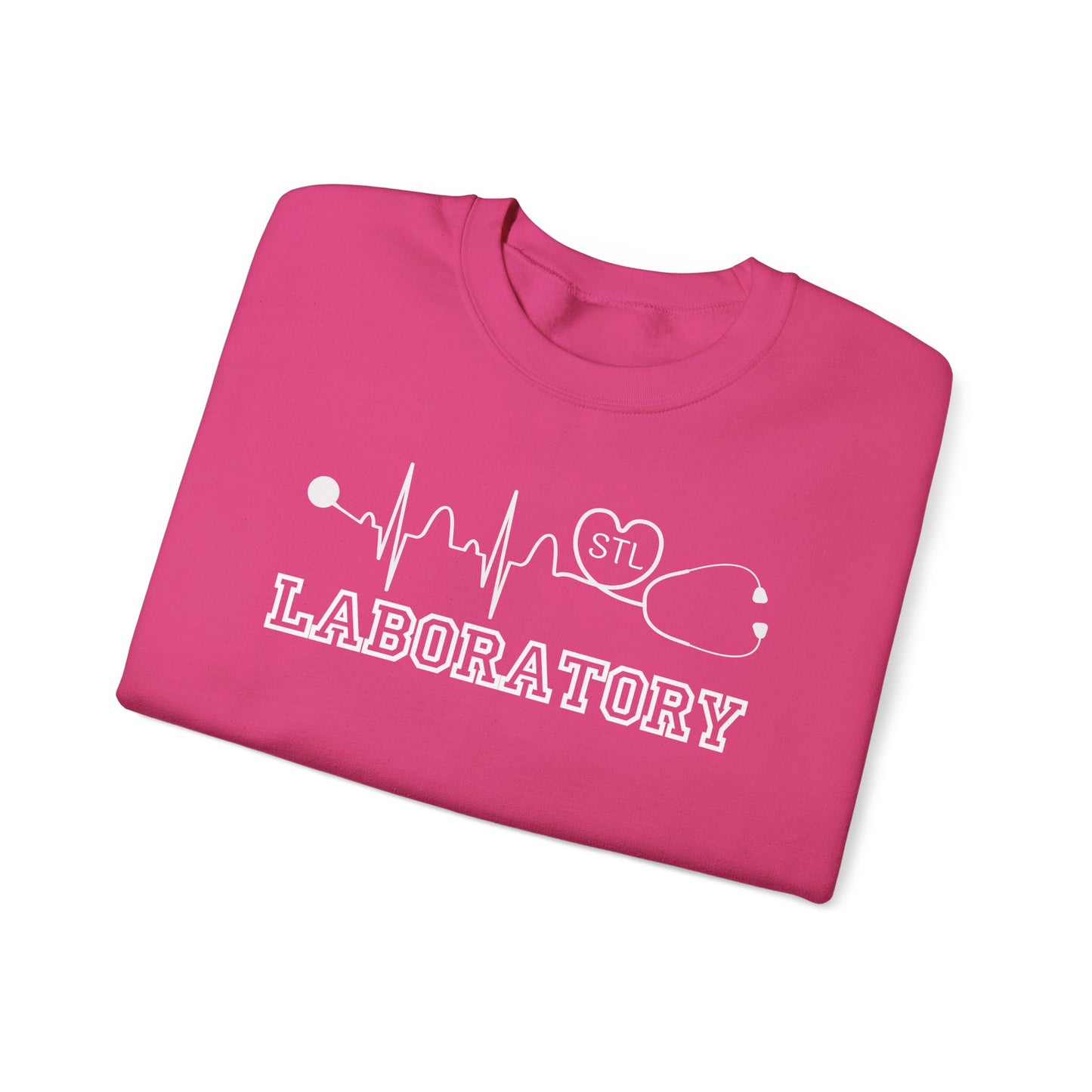 STL laboratory EKG RN Comfy Gildan Sweatshirt, EKG STL  love, wear out or at work!