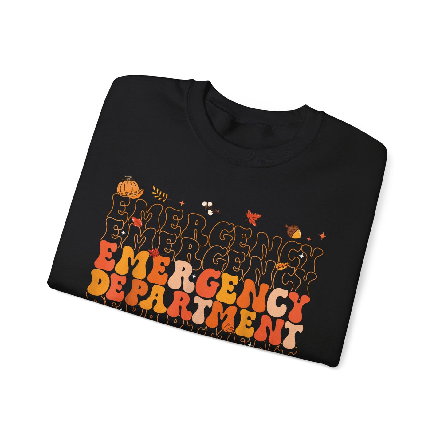 Emergency Fall gildan comfy sweatshirt,  thanksgiving nurse sweatshirt