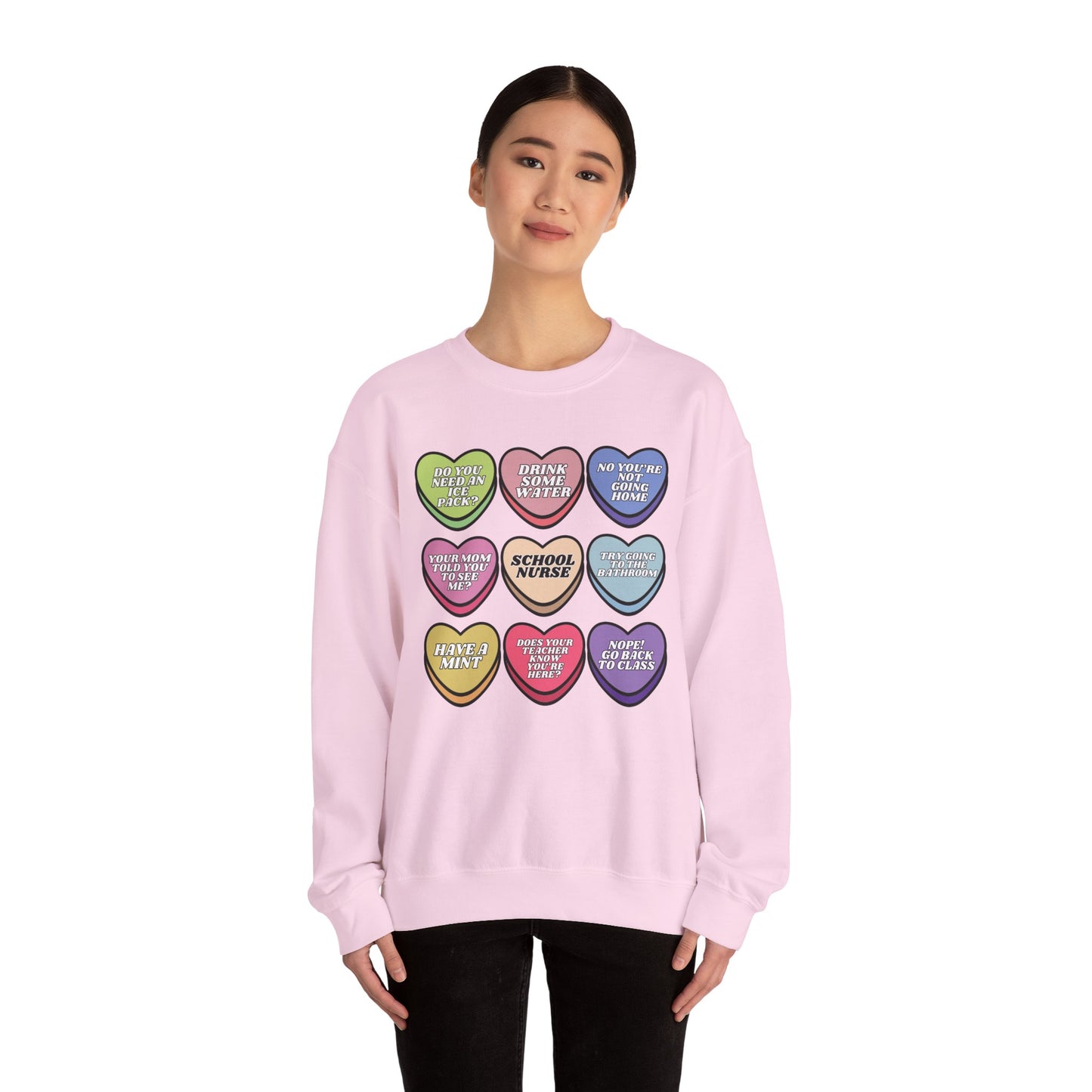 School Nurse Candy Sweatshirt, message me to customize for your unit!