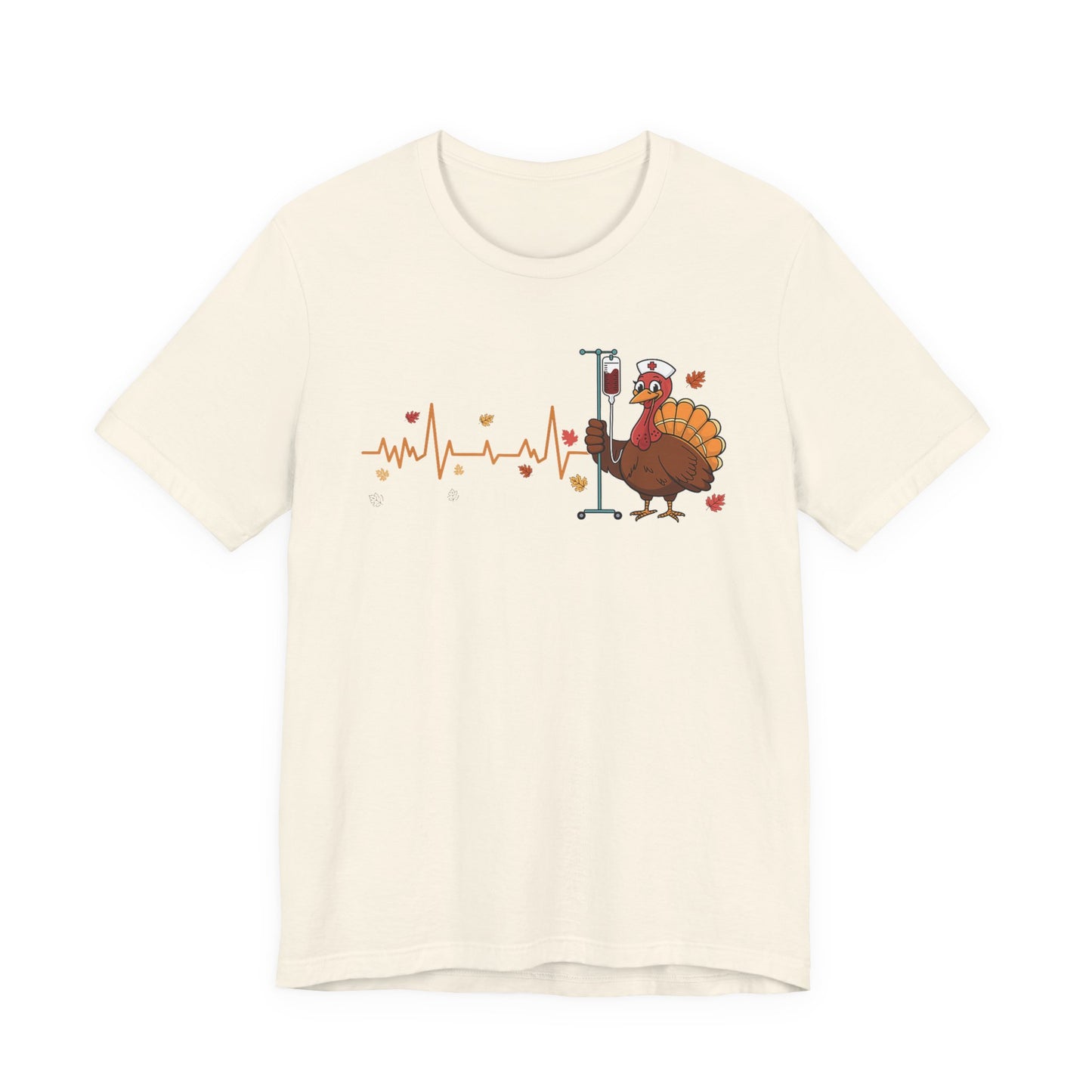 EKG turkey full front  ED Nurse , pediatric nurse thanksgiving shirt, gildan turkey nurse shirt, Peds nurse , fall nurse shirt