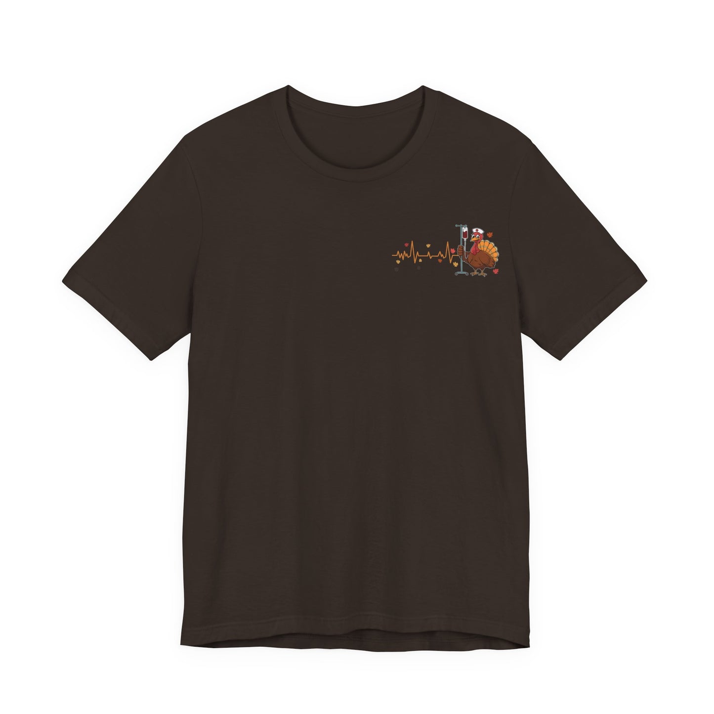Turkey pocket design ED Nurse , pediatric nurse thanksgiving  shirt, gildan turkey ekg nurse shirt, Peds nurse , fall nurse shirt