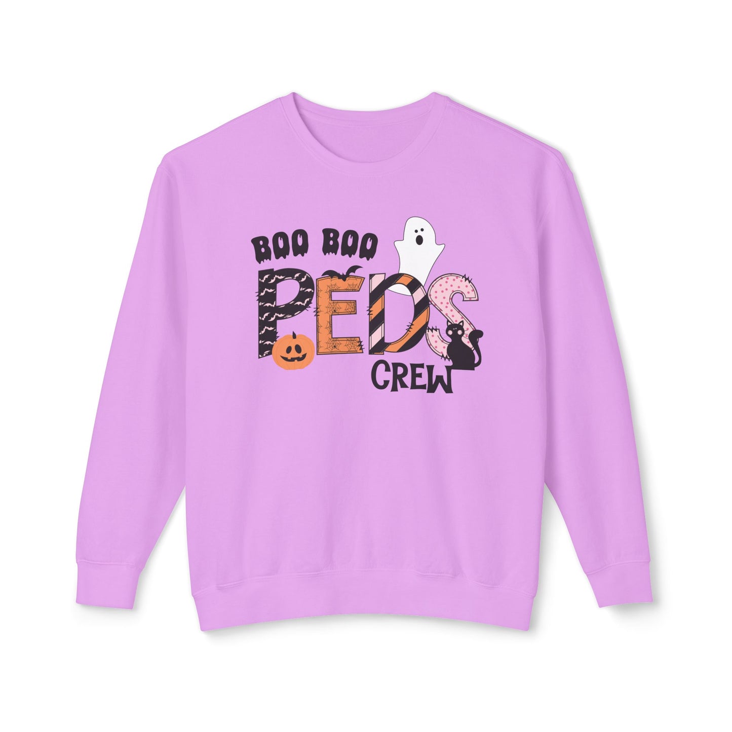Boo Boo Peds Crew, pediatric nurse sweatshirt, Halloween sweatshirt, spooky season, ER RN, NICU nurseHalloween Nurse, comfort colors