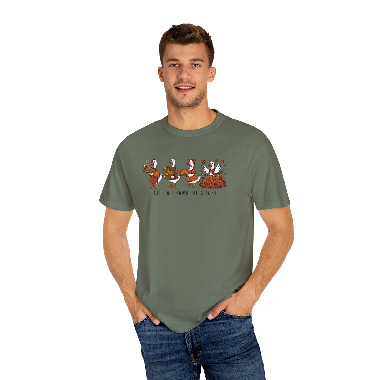 Funny Goose Thanksgiving Comfort colors tshirt