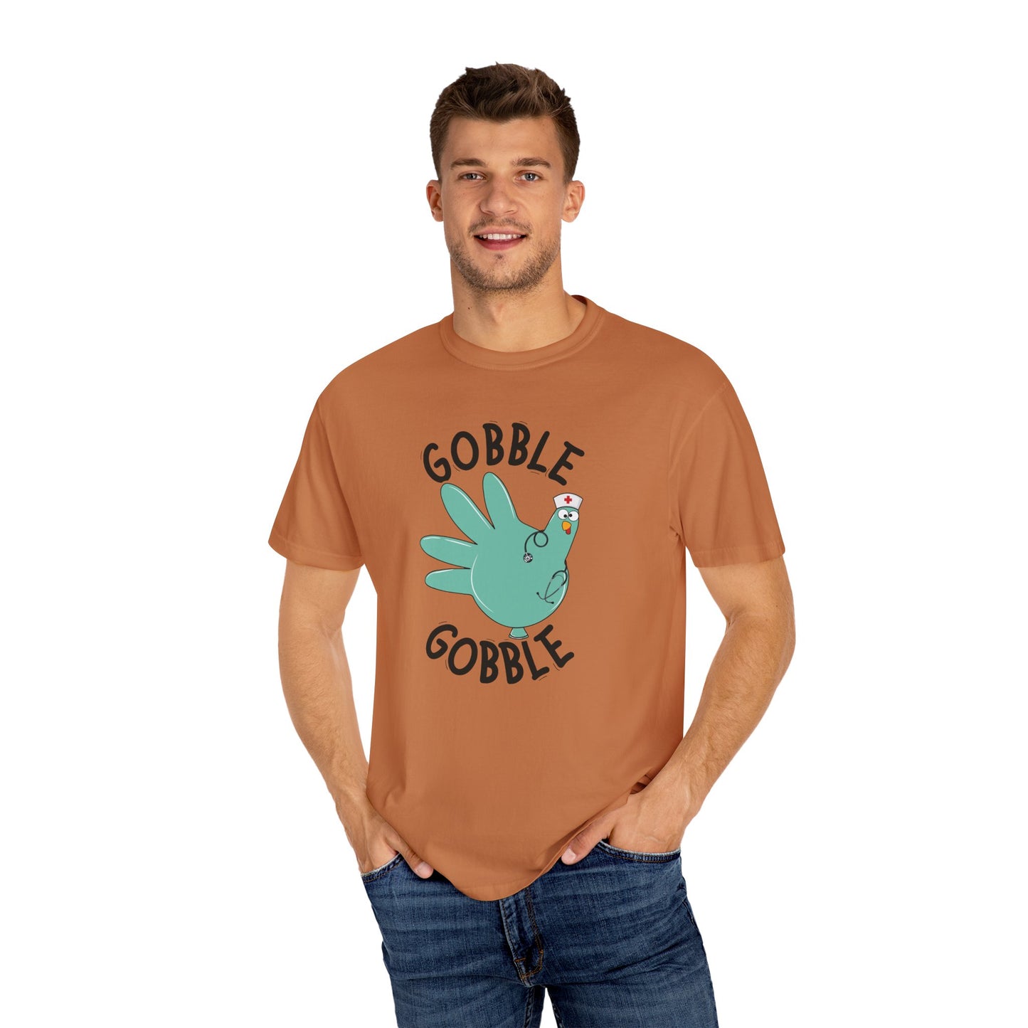 Comfort colors gobble gobble funny tshirt, nurse gobble shirt