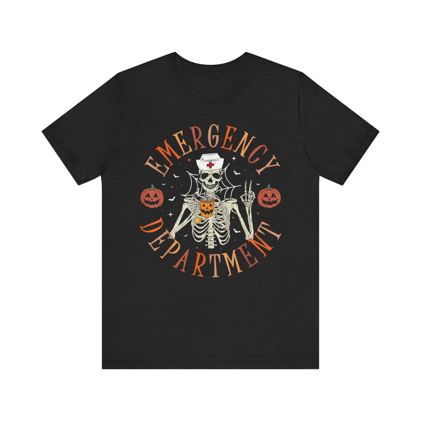 Skeleton ED Nurse , pediatric nurse Halloween shirt, gildan skeleton nurse shirt, Peds nurse , Spooky nurse shirt