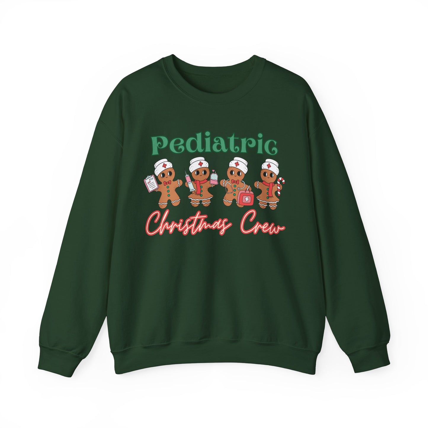 Pediatric Nurse Christmas sweatshirt, Gingerbread nurse, ER Nurse Christmas sweater, Pediatric Nurse, Christmas Crew, perfect for groups!