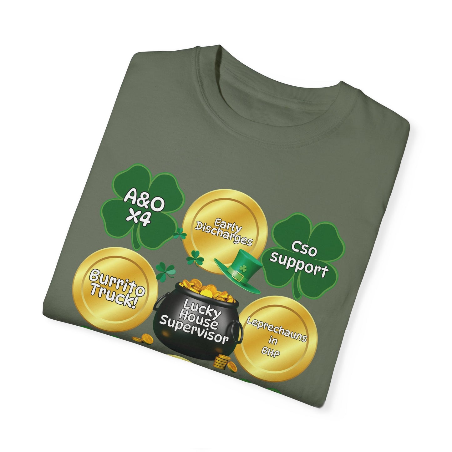 Lucky House Supervisor Comfort colors St. Patrick’s T-shirt