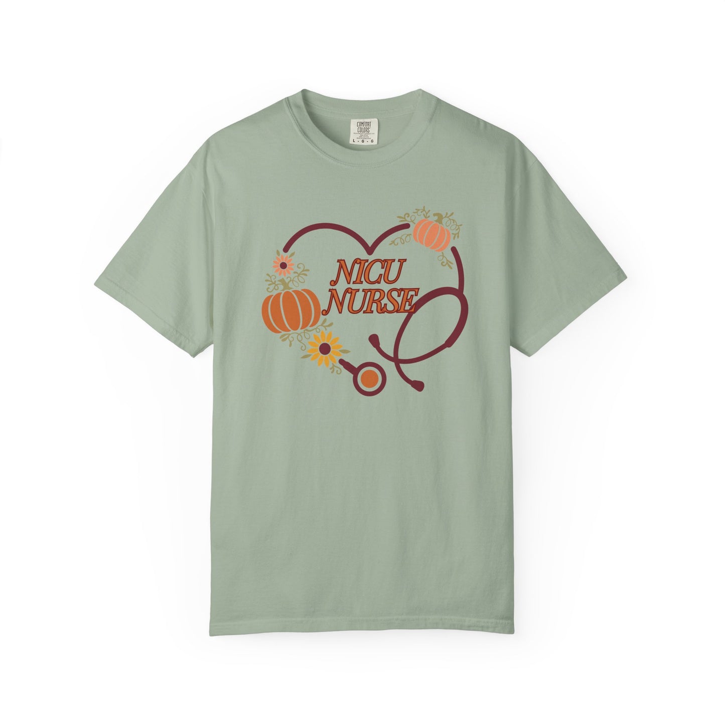 Nice Fall Emergency Department Stethoscope heart shirt, comfort colors.