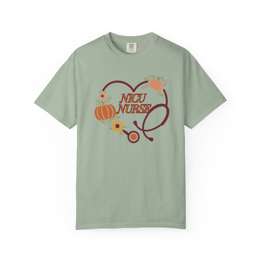 Nice Fall Emergency Department Stethoscope heart shirt, comfort colors.