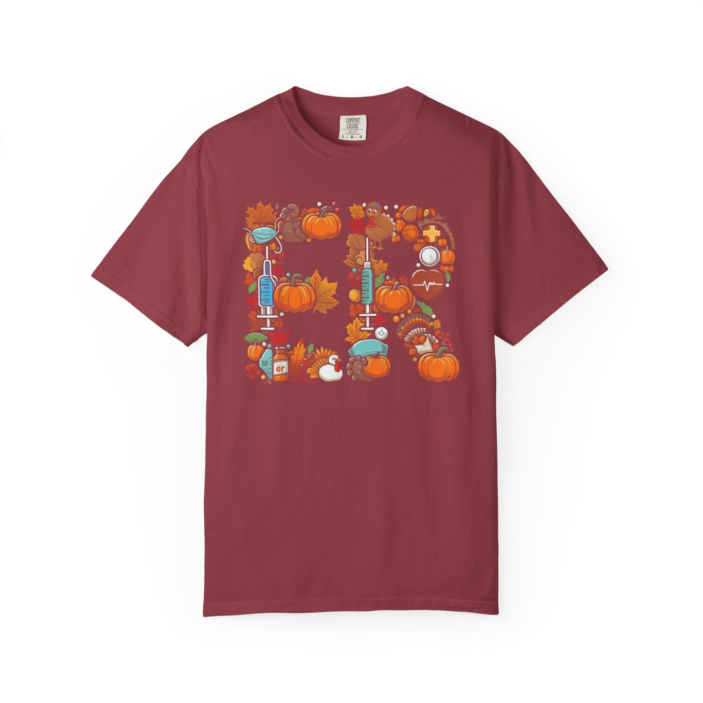 Comfort colors thanksgiving ER shirt