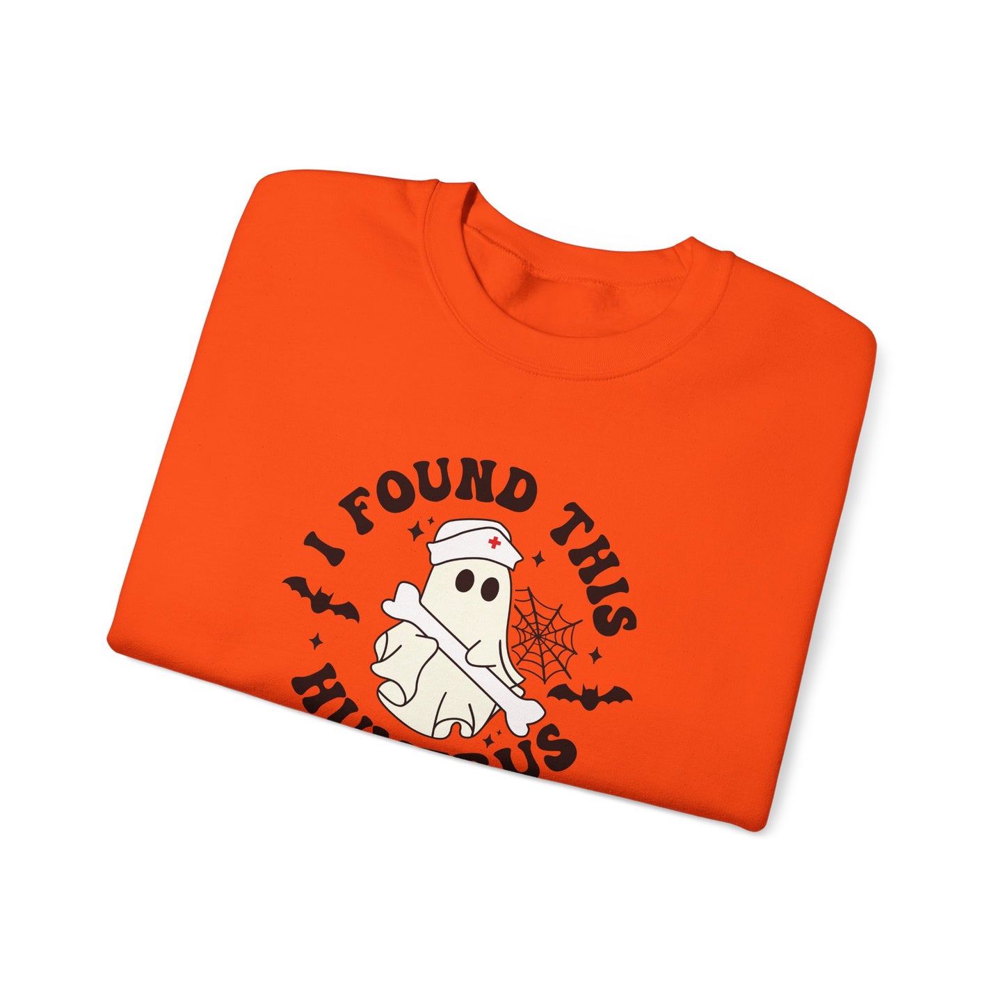 Funny Ghost pediatric nurse sweatshirt, Halloween sweatshirt, spooky season, ER RN, NICU nurse,  Halloween Nurse,, floral Halloween ghost,