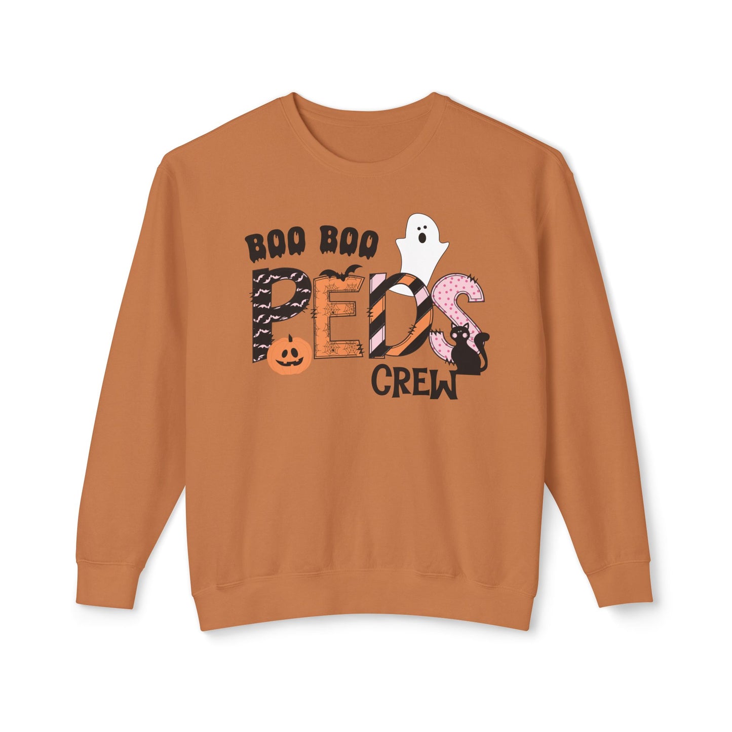 Boo Boo Peds Crew, pediatric nurse sweatshirt, Halloween sweatshirt, spooky season, ER RN, NICU nurseHalloween Nurse, comfort colors