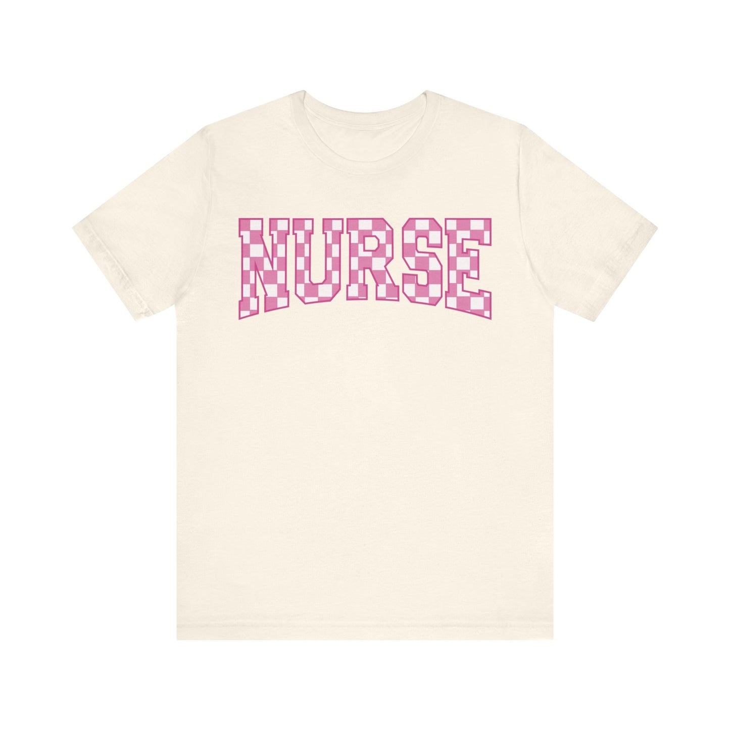 Retro checkered nurse shirt , Emergency Nurse,  Registered Nurse Shirt, PICU Nurse, NICU Nurse Shirt, Gift for Nurse, Future Nurse gift, RN gift.