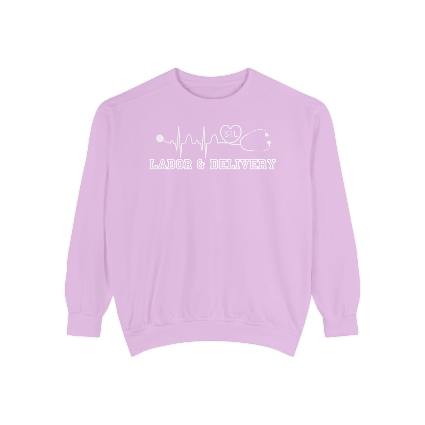Labor and delivery stl comfort colors sweatshirt, cozy sweatshirt !
