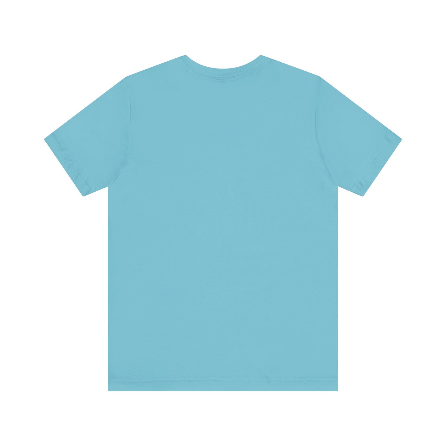 Rainbow Heart Center Bella Canvas Tshirt, multicolor tshirt perfect for work or out.