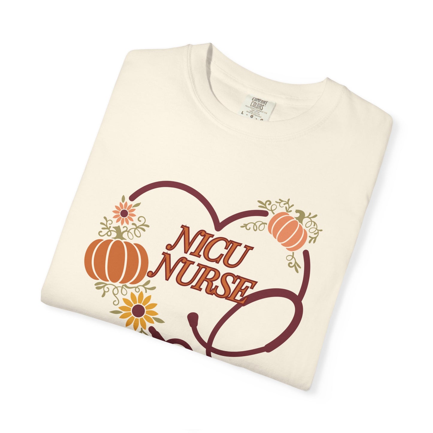 Nice Fall Emergency Department Stethoscope heart shirt, comfort colors.