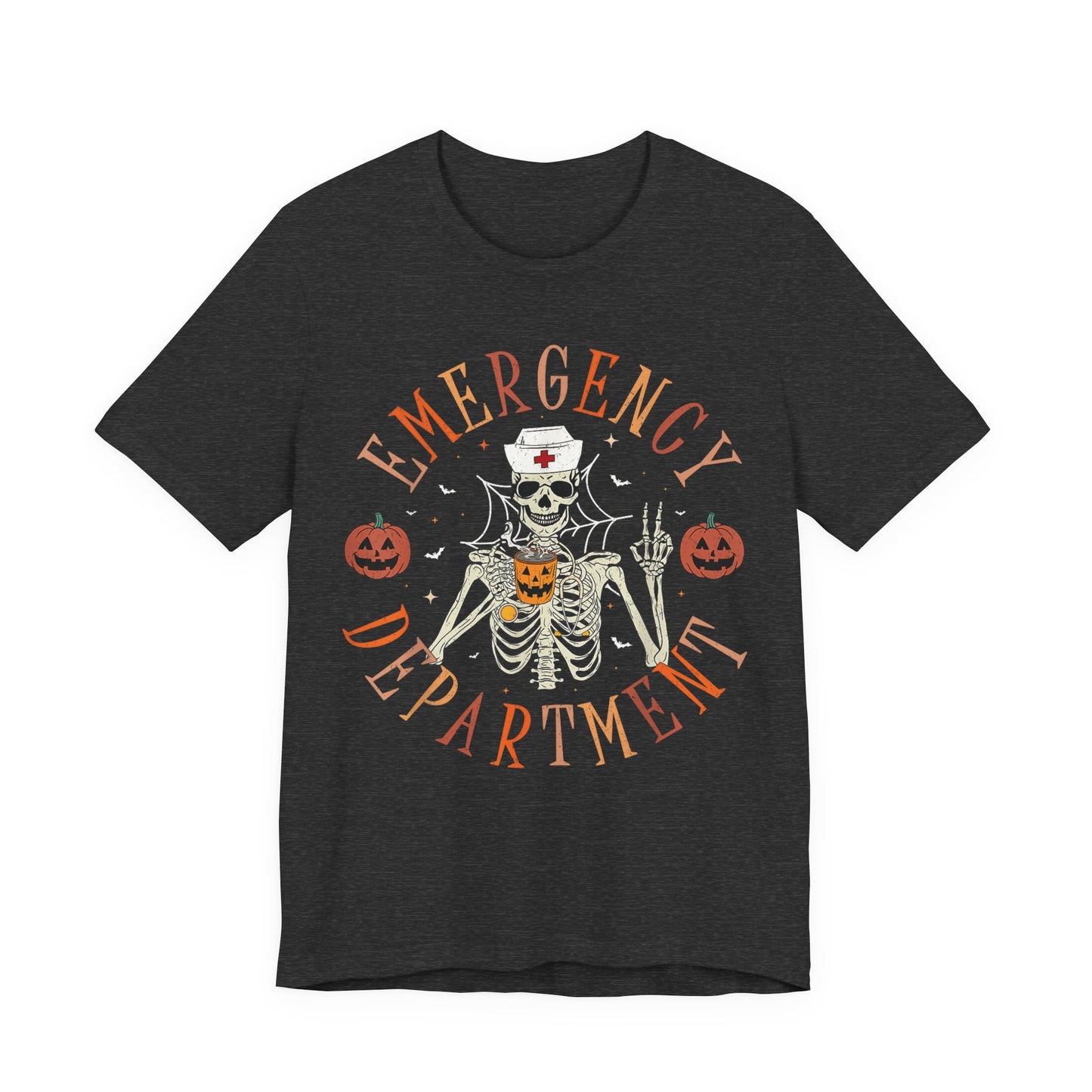 Skeleton ED Nurse , pediatric nurse Halloween shirt, gildan skeleton nurse shirt, Peds nurse , Spooky nurse shirt