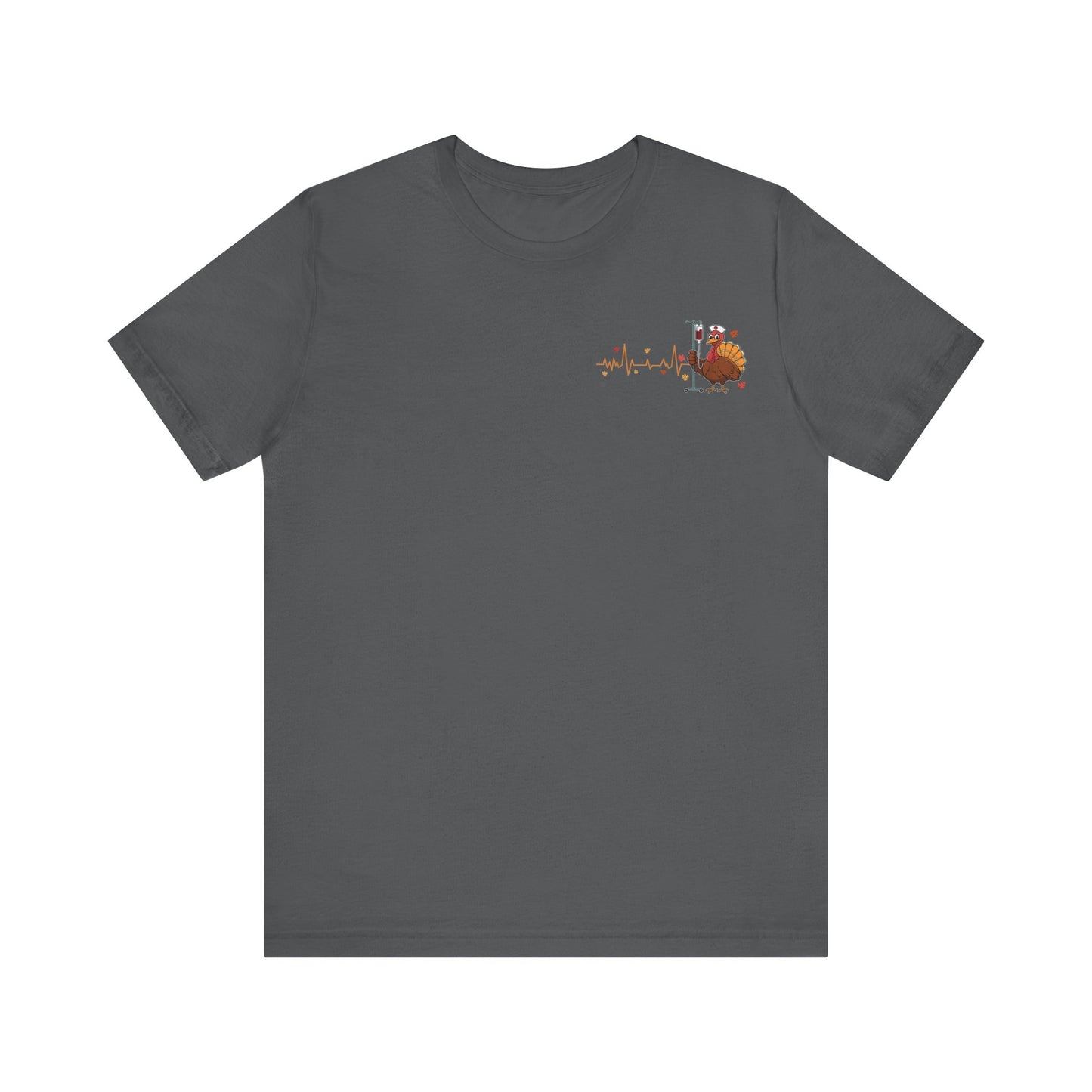Turkey pocket design ED Nurse , pediatric nurse thanksgiving  shirt, gildan turkey ekg nurse shirt, Peds nurse , fall nurse shirt
