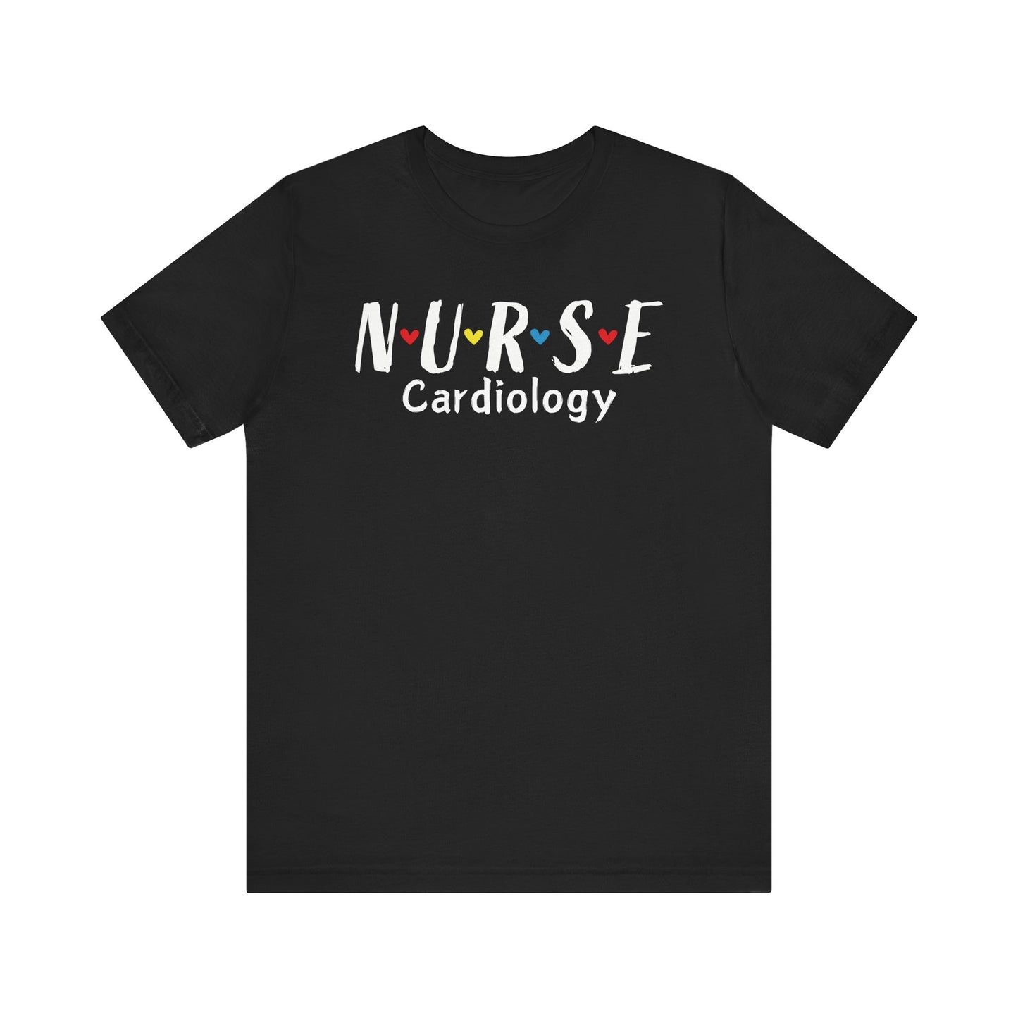 Cute Heart Nurse Cardiology Bella Canvas Shirt