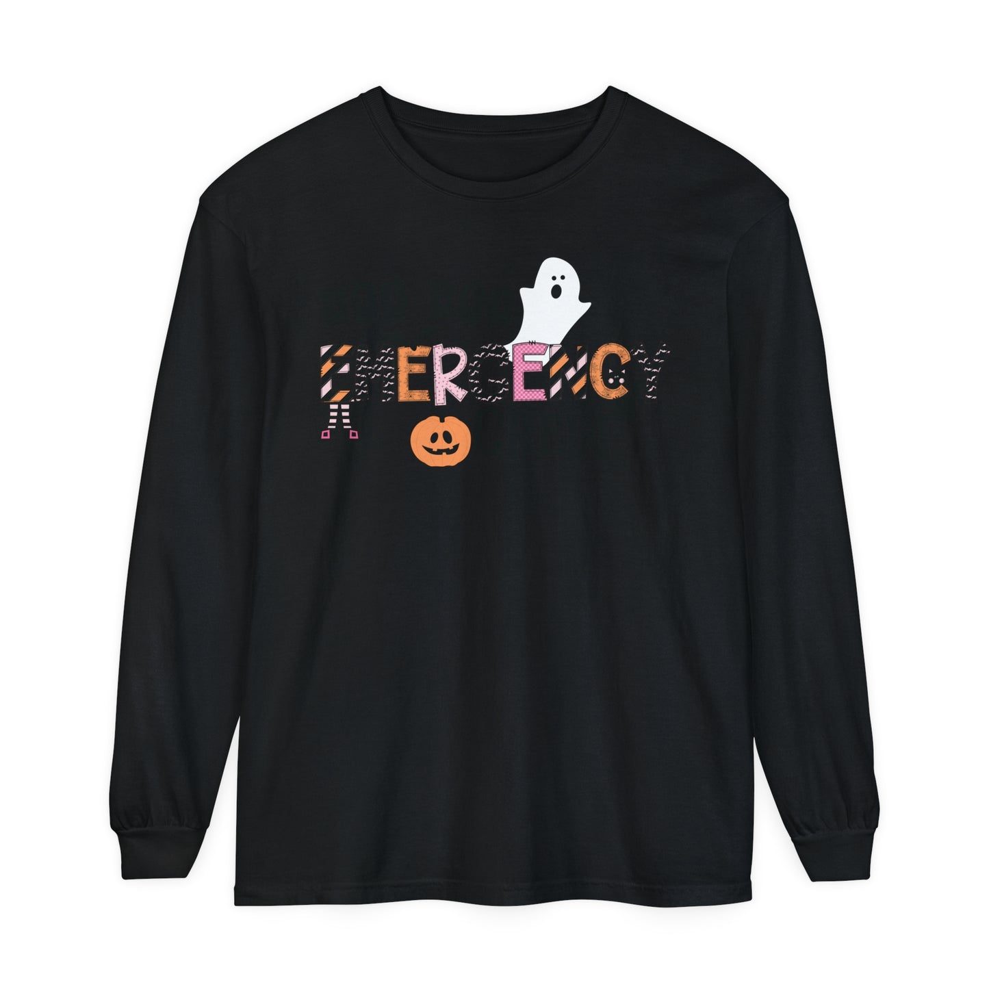 Boo Emergency Crew, Halloween Nurse shirt, Department shirt, nurse shirt, ghost nurse shirt, long sleeve Halloween shirt for nurse