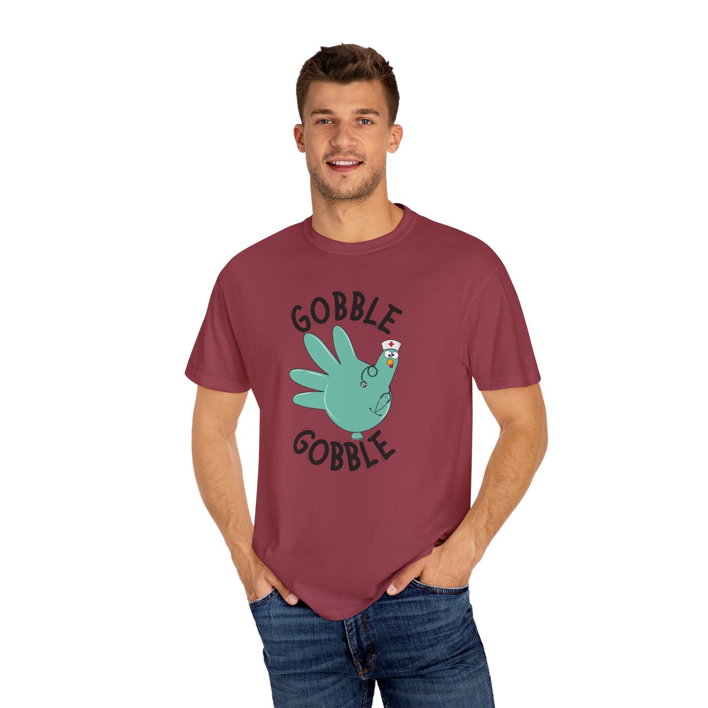 Comfort colors gobble gobble funny tshirt, nurse gobble shirt