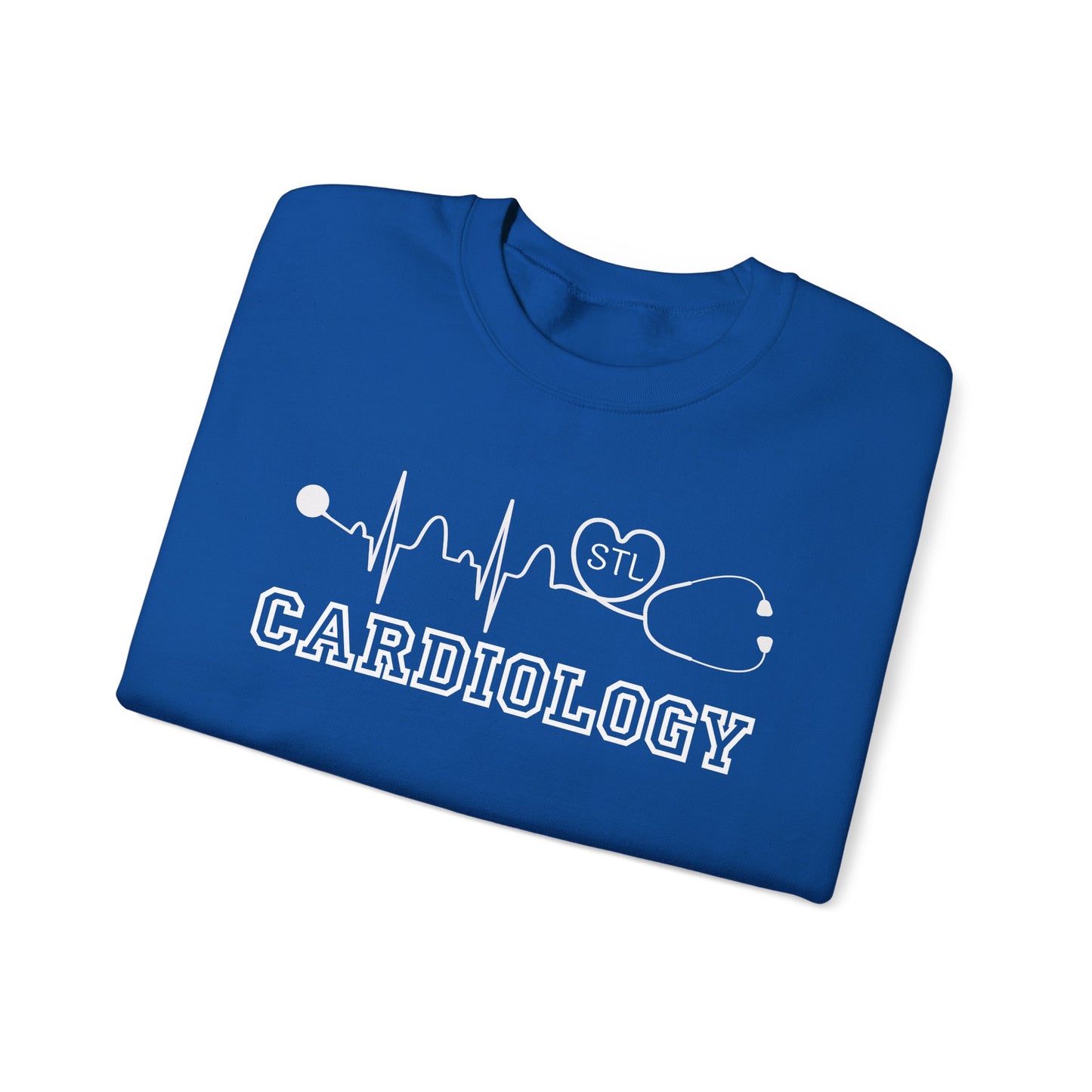 STL Cardiology EKG RN Comfy Gildan Sweatshirt, EKG STL  love, wear out or at work!