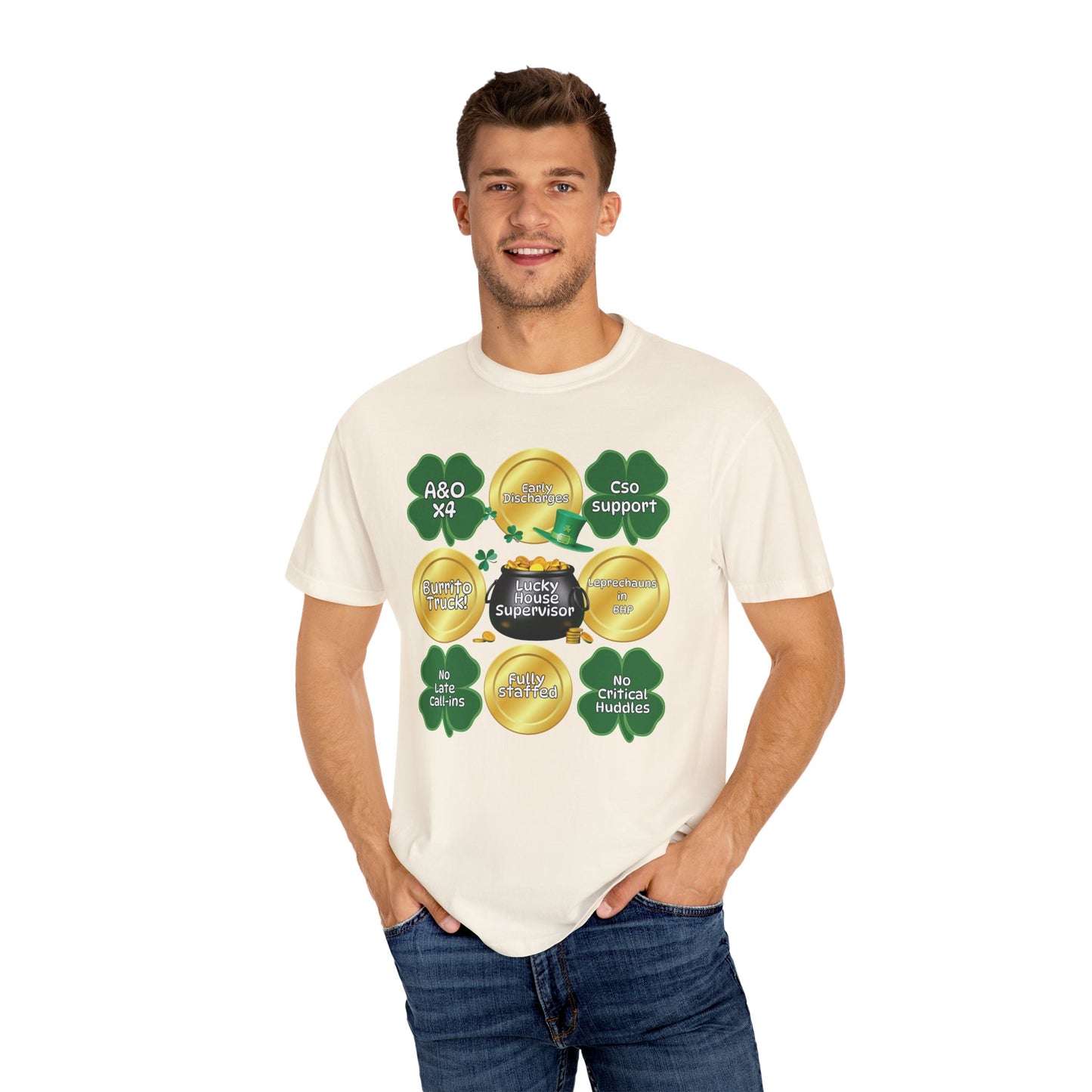 Lucky House Supervisor Comfort colors St. Patrick’s T-shirt