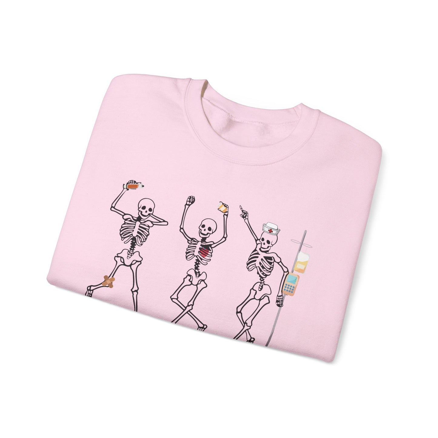 Dancing Skeleton Halloween Sweatshirt, Halloween sweatshirt, nurse sweater , spooky season, funny Halloween sweatshirt