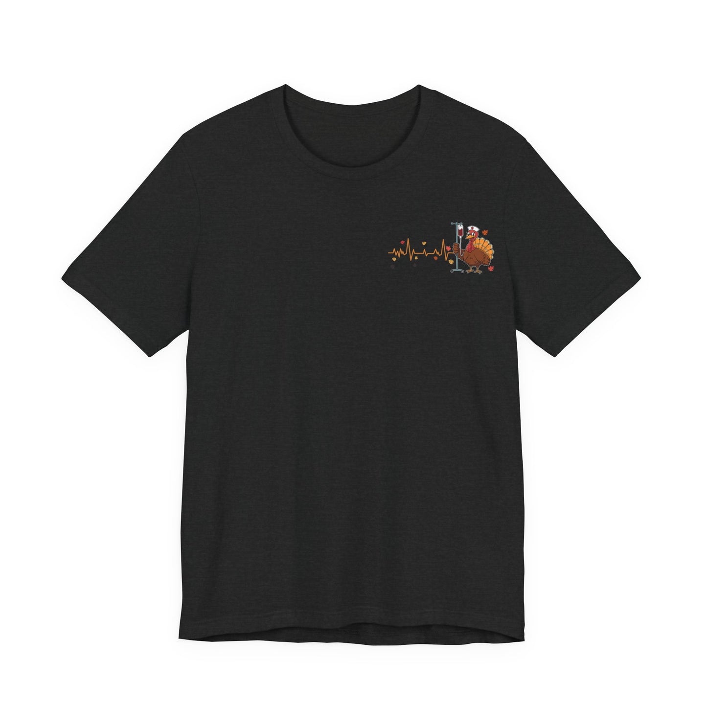 Turkey pocket design ED Nurse , pediatric nurse thanksgiving  shirt, gildan turkey ekg nurse shirt, Peds nurse , fall nurse shirt