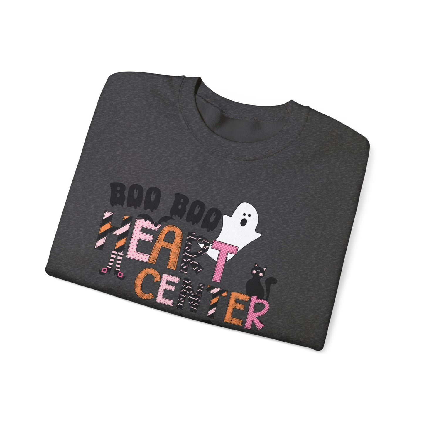 Cardiac Nurse Boo Boo Peds Crew, pediatric nurse Halloween sweatshirt,gildan  ghost nurse sweatshirt, Peds nurse , Spooky nurse shirt