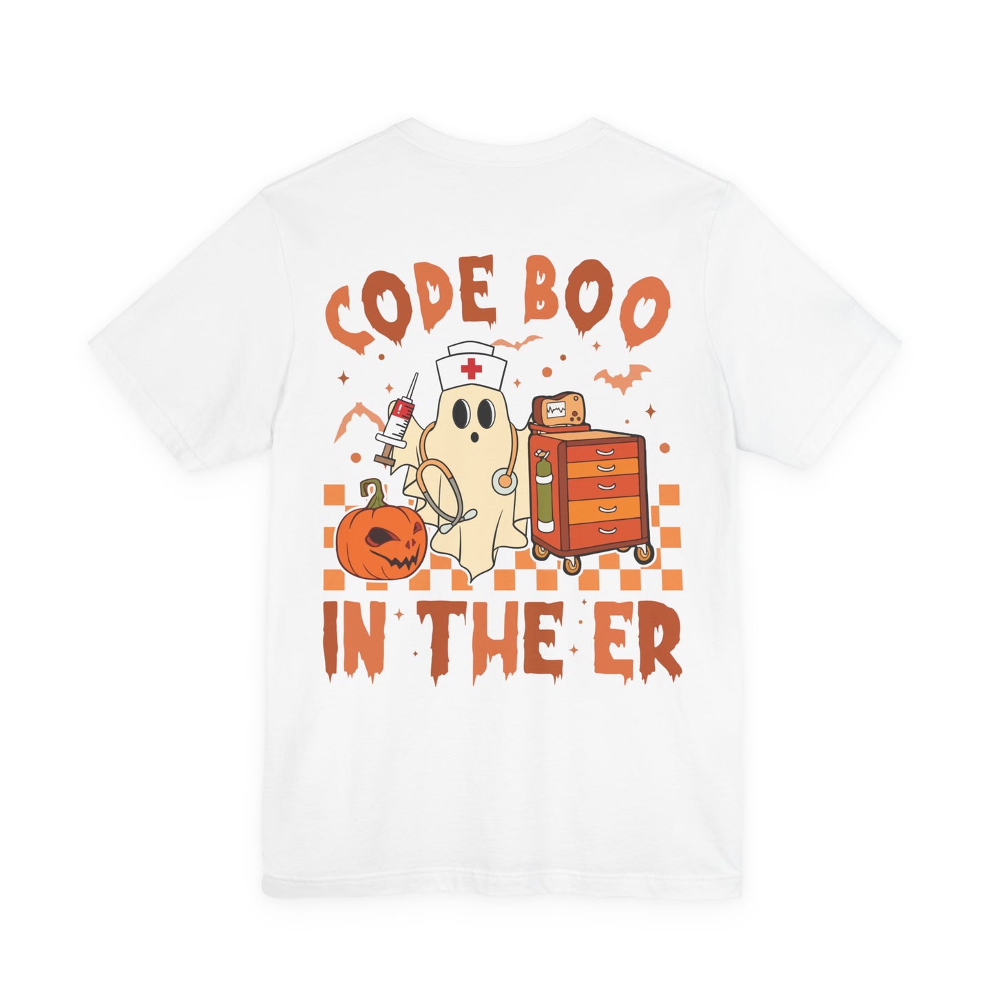 Code Boo in the ER, pediatric nurse Halloween shirt, ghost nurse shirt, Peds nurse , Spooky nurse shirt