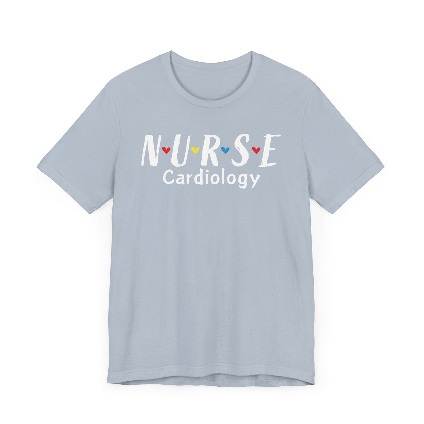 Cute Heart Nurse Cardiology Bella Canvas Shirt
