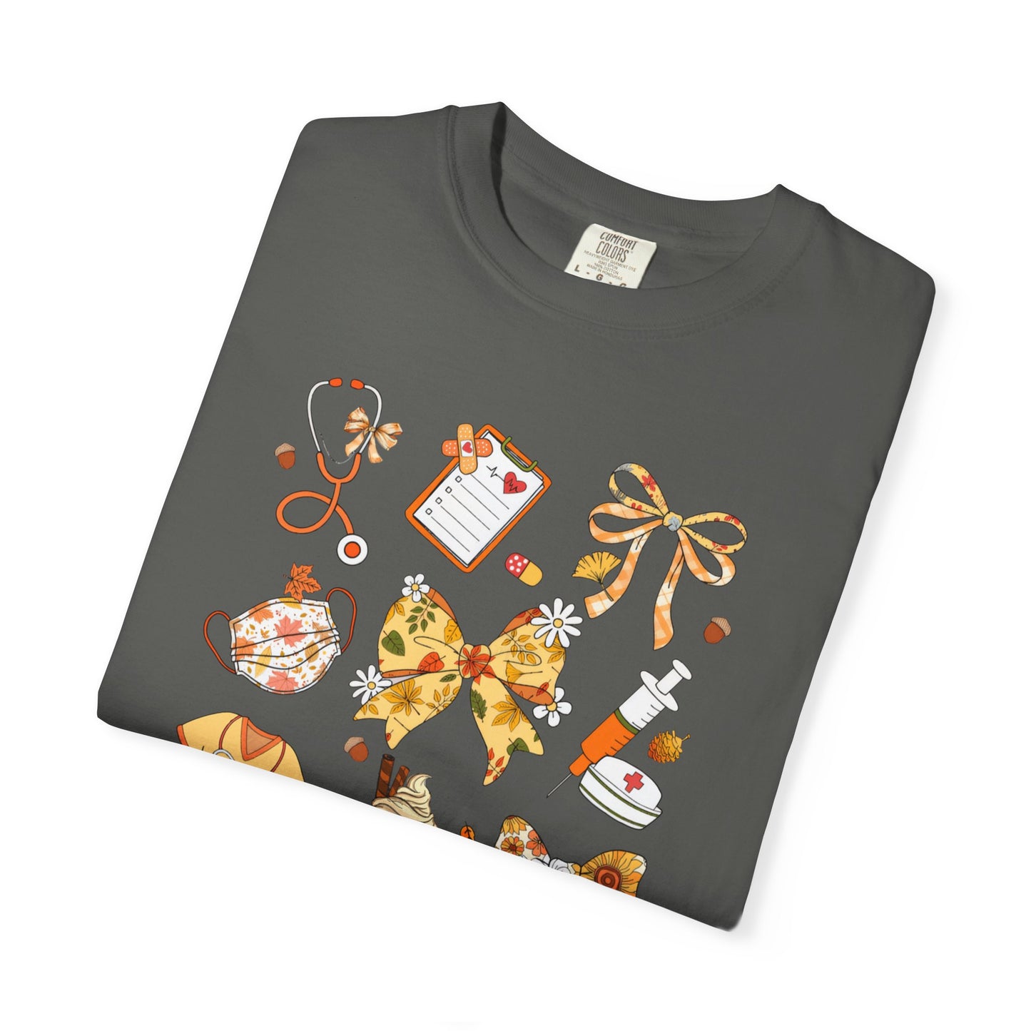 Cute Fall Pediatric Emergency Shirt for all Fall Months, Nurse shirt, gift for nurse, coquette bow, everything fall