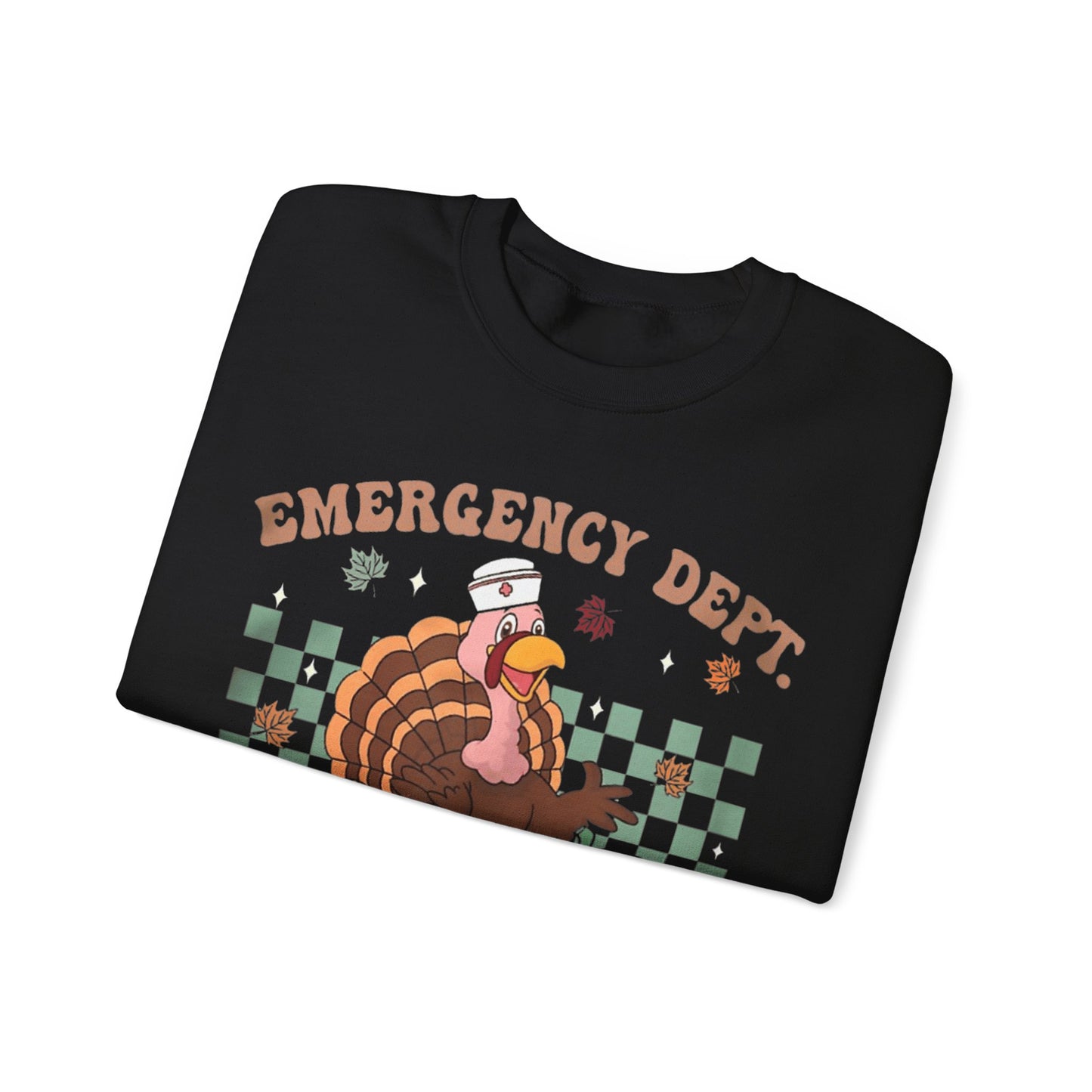 Turkey gobble squad Fall Pediatric Emergency Sweatshirt for all Fall Months, Nurse shirt, gift for nurse, everything fall