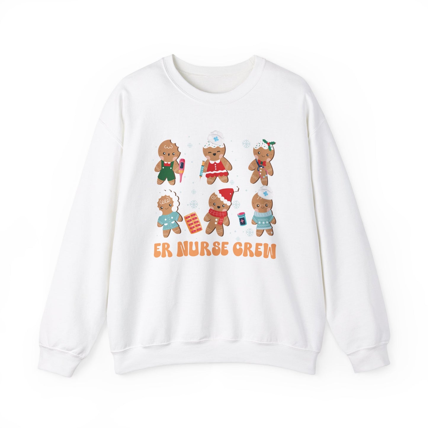 Nurse Christmas Sweatershirt, ER Crew, Gingerbread Sweatshirt, Gift for Nurse