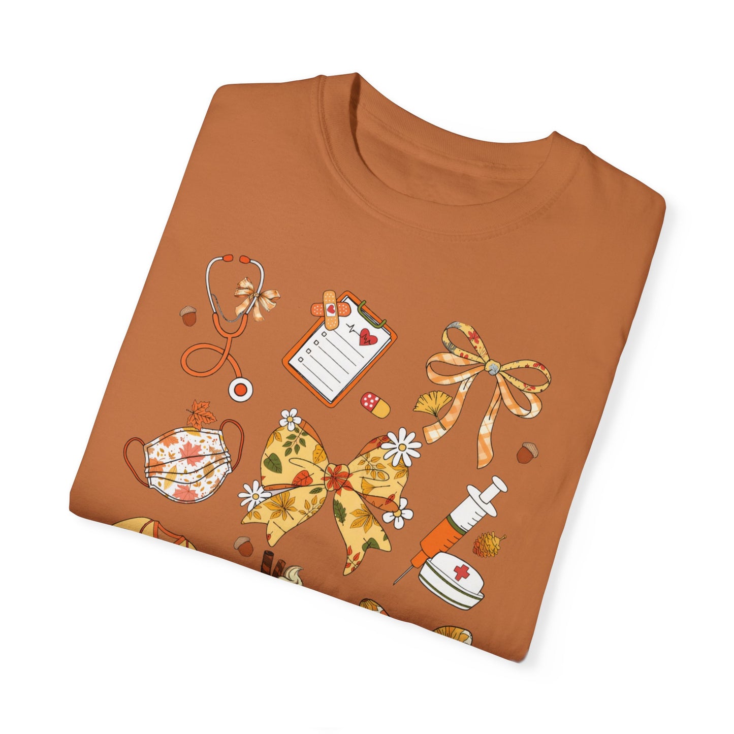 Cute Fall Nurse Shirt for all Fall Months, Nurse shirt, gift for nurse, coquette bow, everything fall, ed nurse, ICU RN