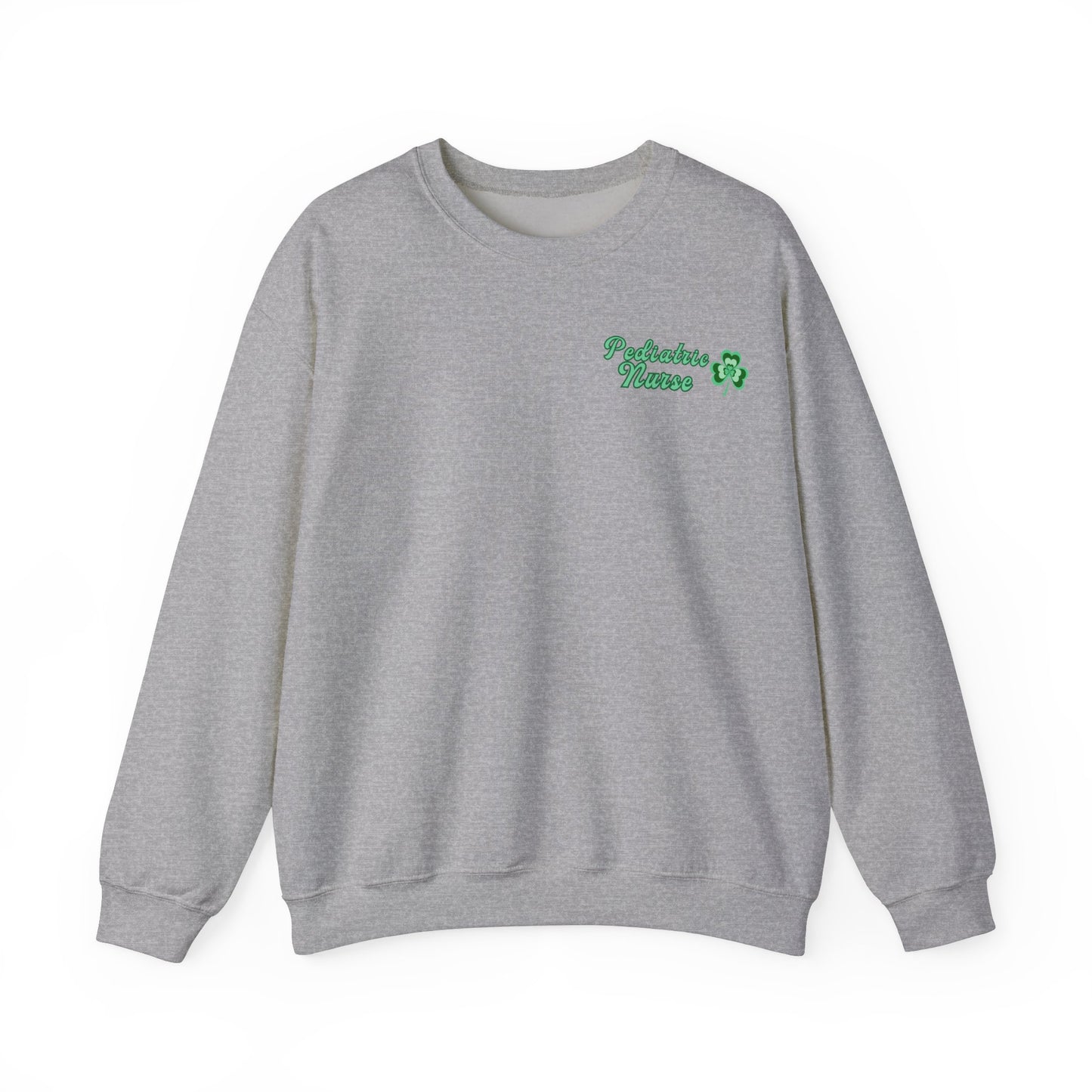 Pediatric Nurse St. Pattys Sweatshirt Its a Good Day to be a Peds Nurse St. Patricks Day Sweatshirt. Pocket design with back design!