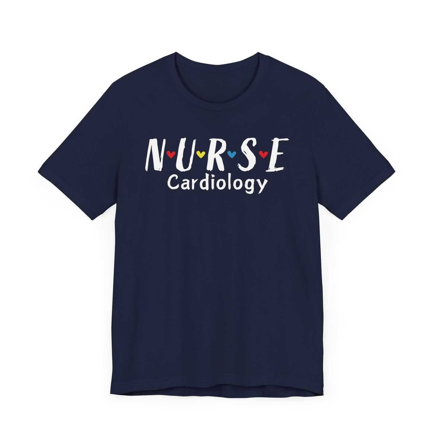 Cute Heart Nurse Cardiology Bella Canvas Shirt