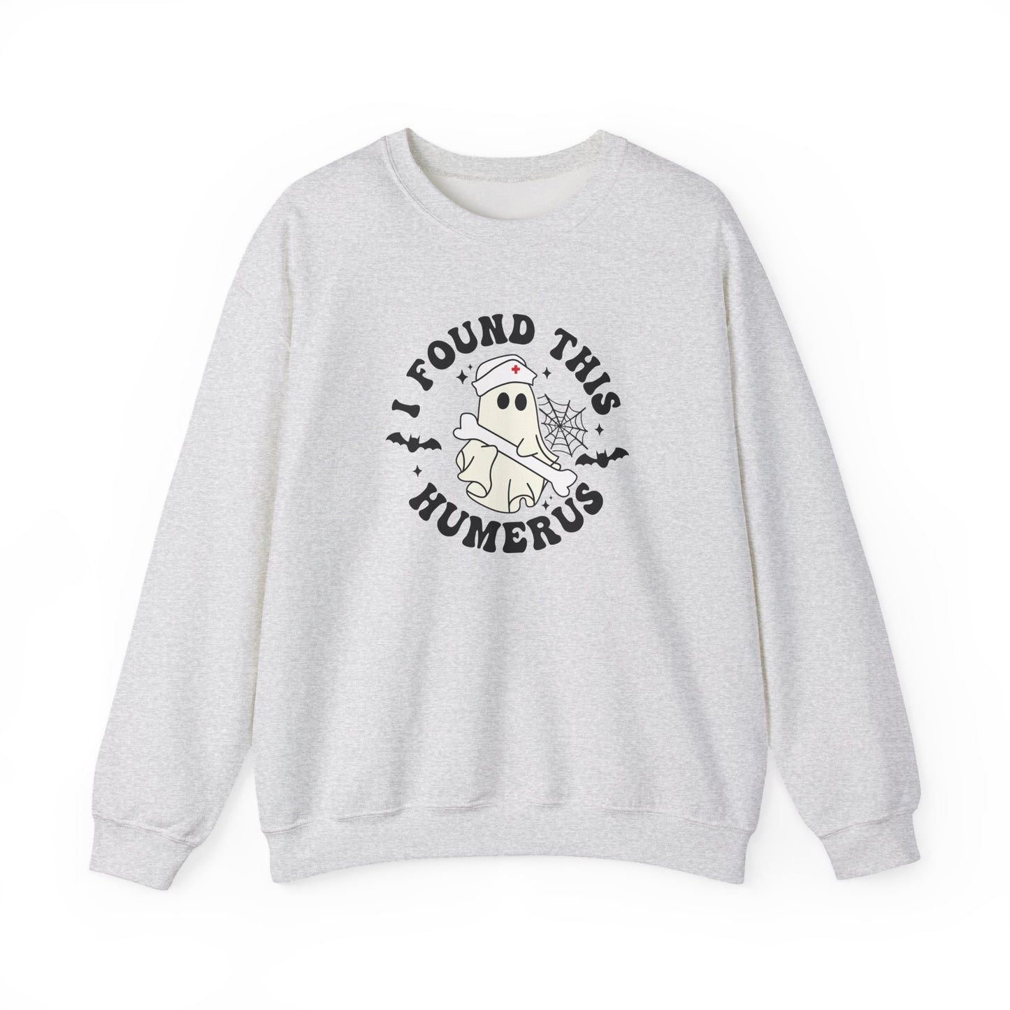 Funny Ghost pediatric nurse sweatshirt, Halloween sweatshirt, spooky season, ER RN, NICU nurse,  Halloween Nurse,, floral Halloween ghost,