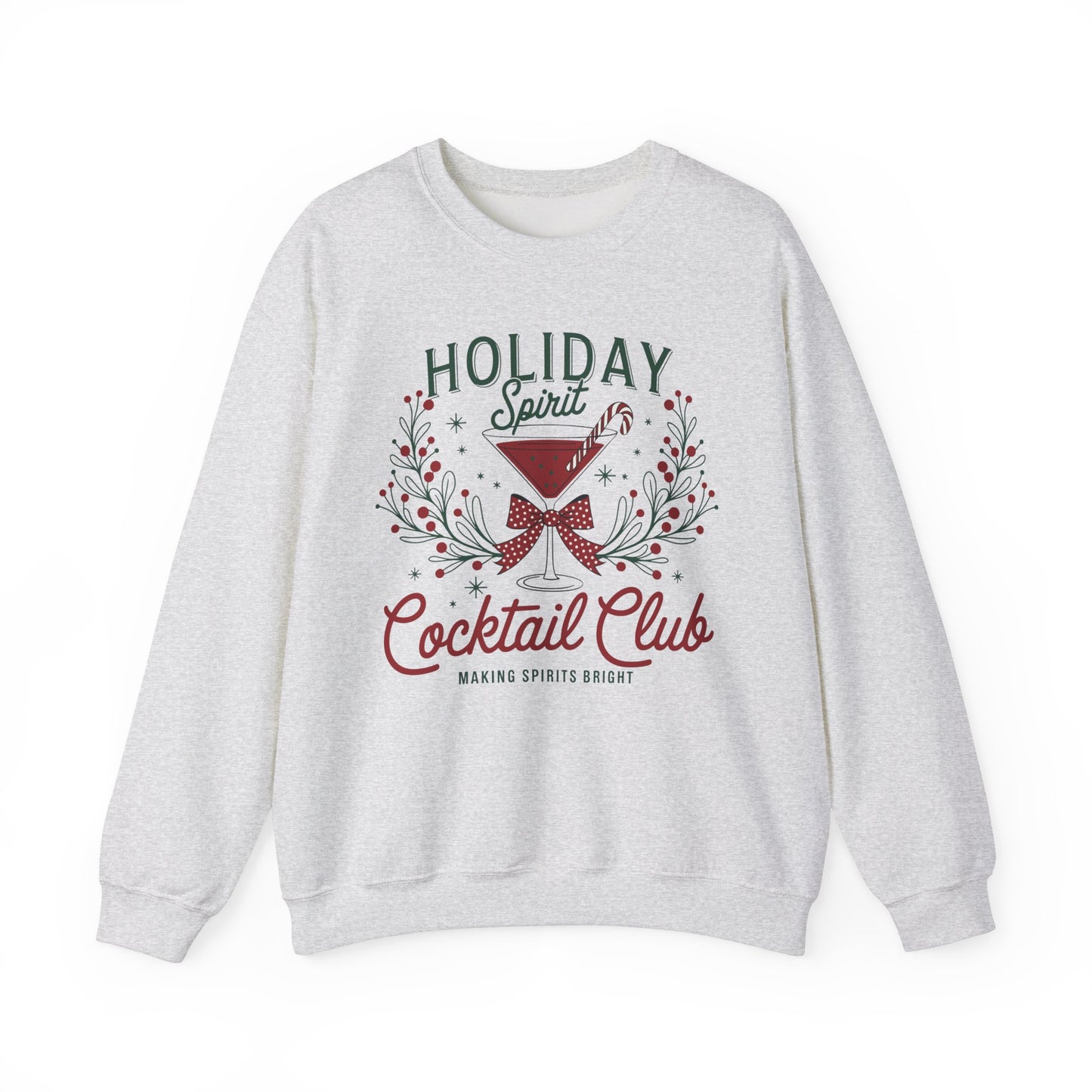 Cutest Holiday Spirits Cocktail Club Sweatshirt!