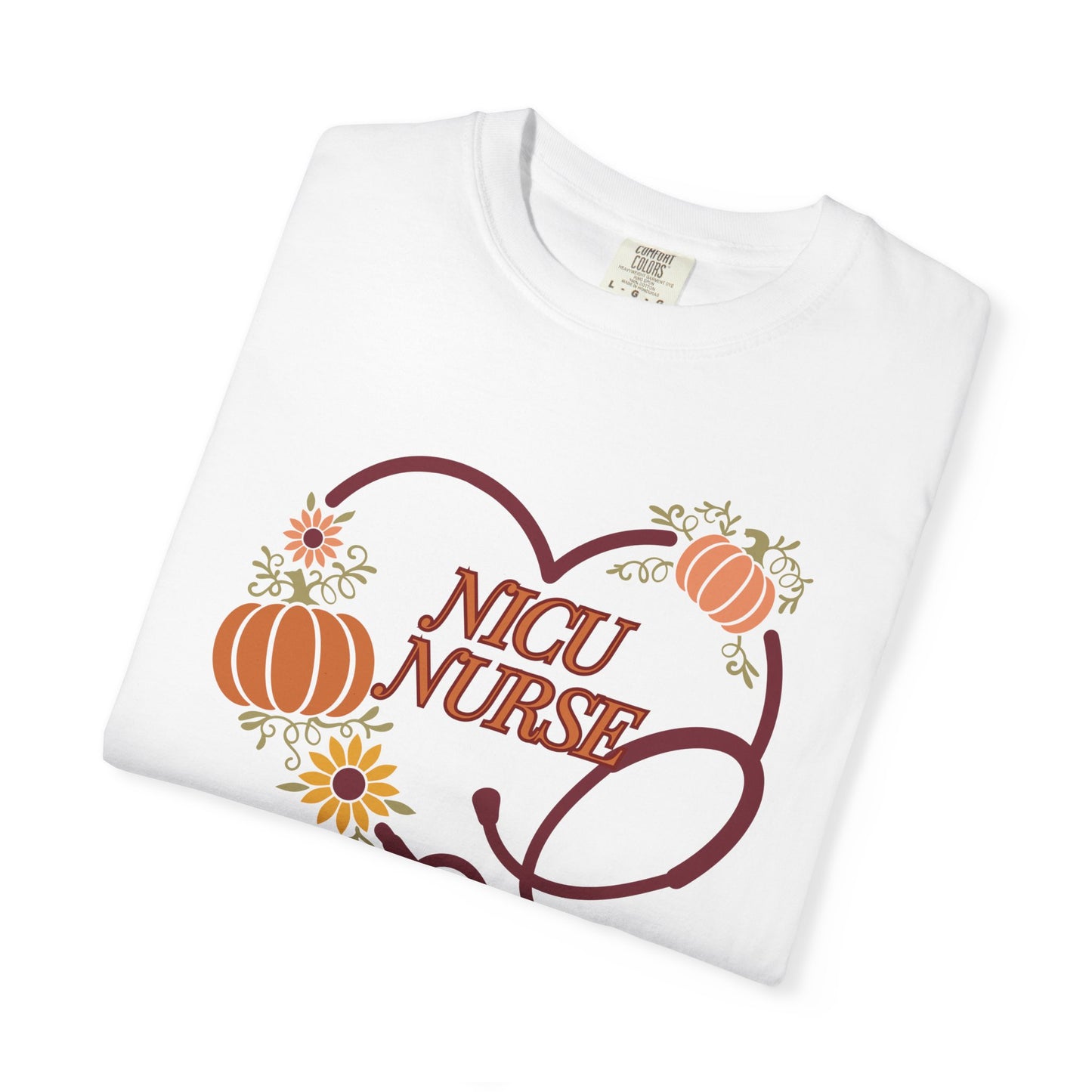 Nice Fall Emergency Department Stethoscope heart shirt, comfort colors.