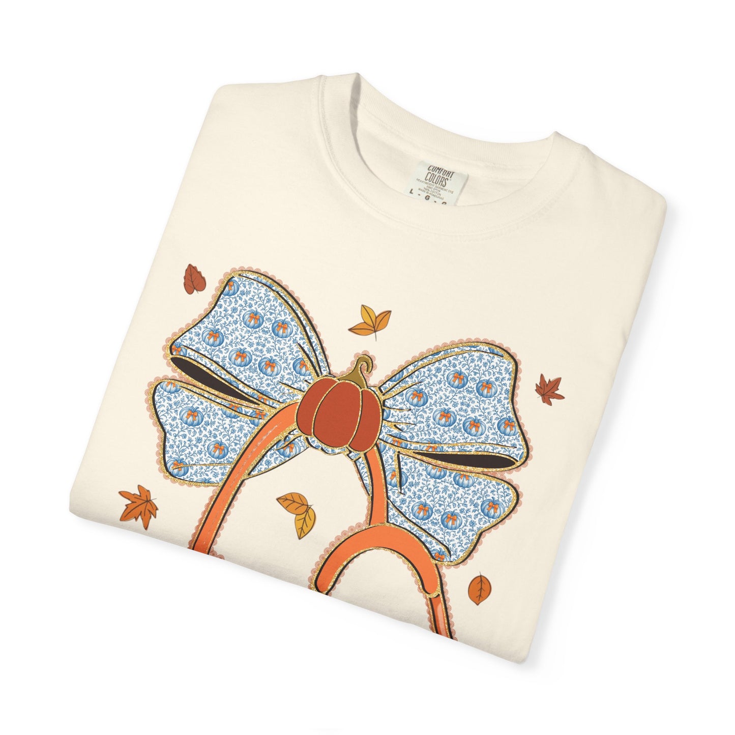 Stethoscope Bow PedsNurse Stethoscope heart, fall shirt, gift for nurse,cute holiday shirt, comfort colors, thanksgiving shirt