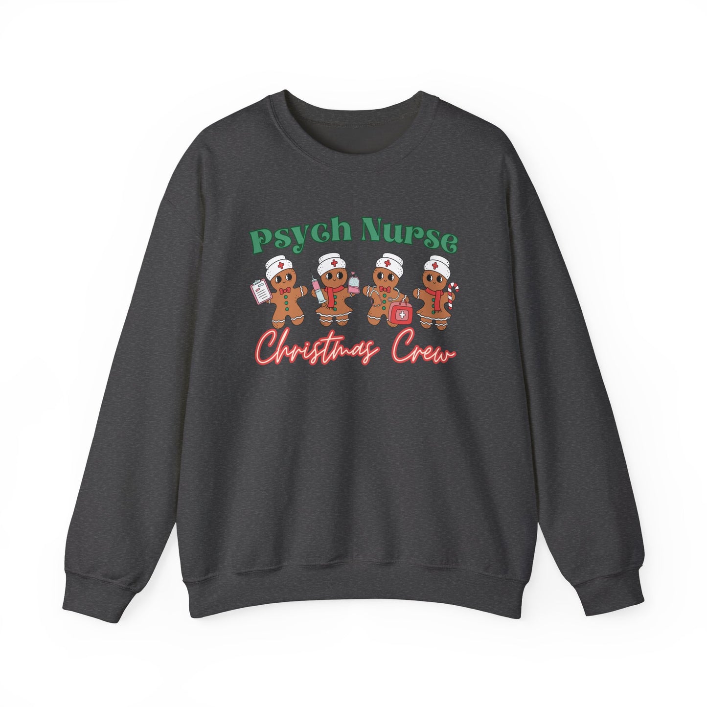 Psych Nurse Christmas Crew, Gingerbread nurse, Nurse. Christmas sweater, Psych Nurse, Christmas Crew