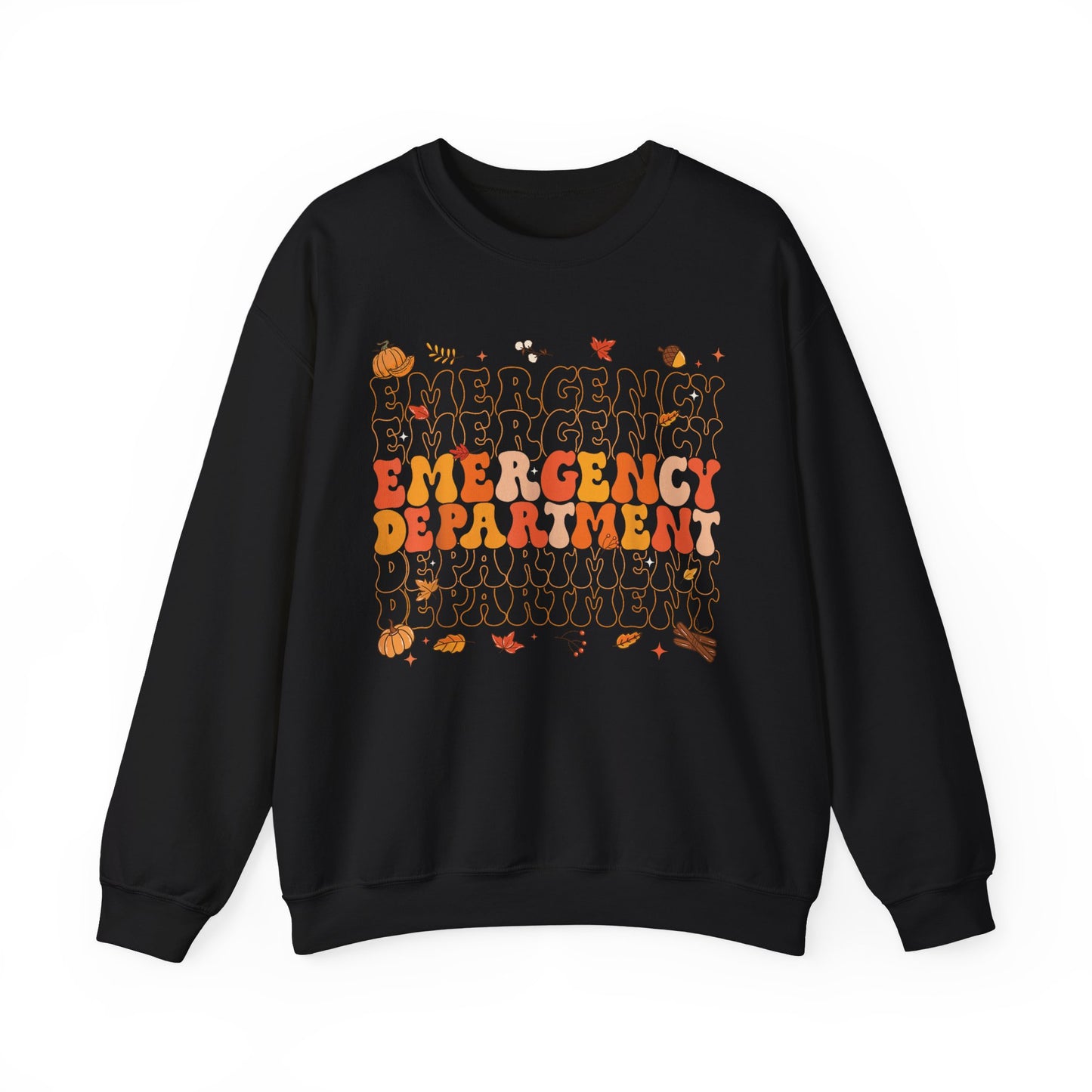 Emergency Fall gildan comfy sweatshirt,  thanksgiving nurse sweatshirt