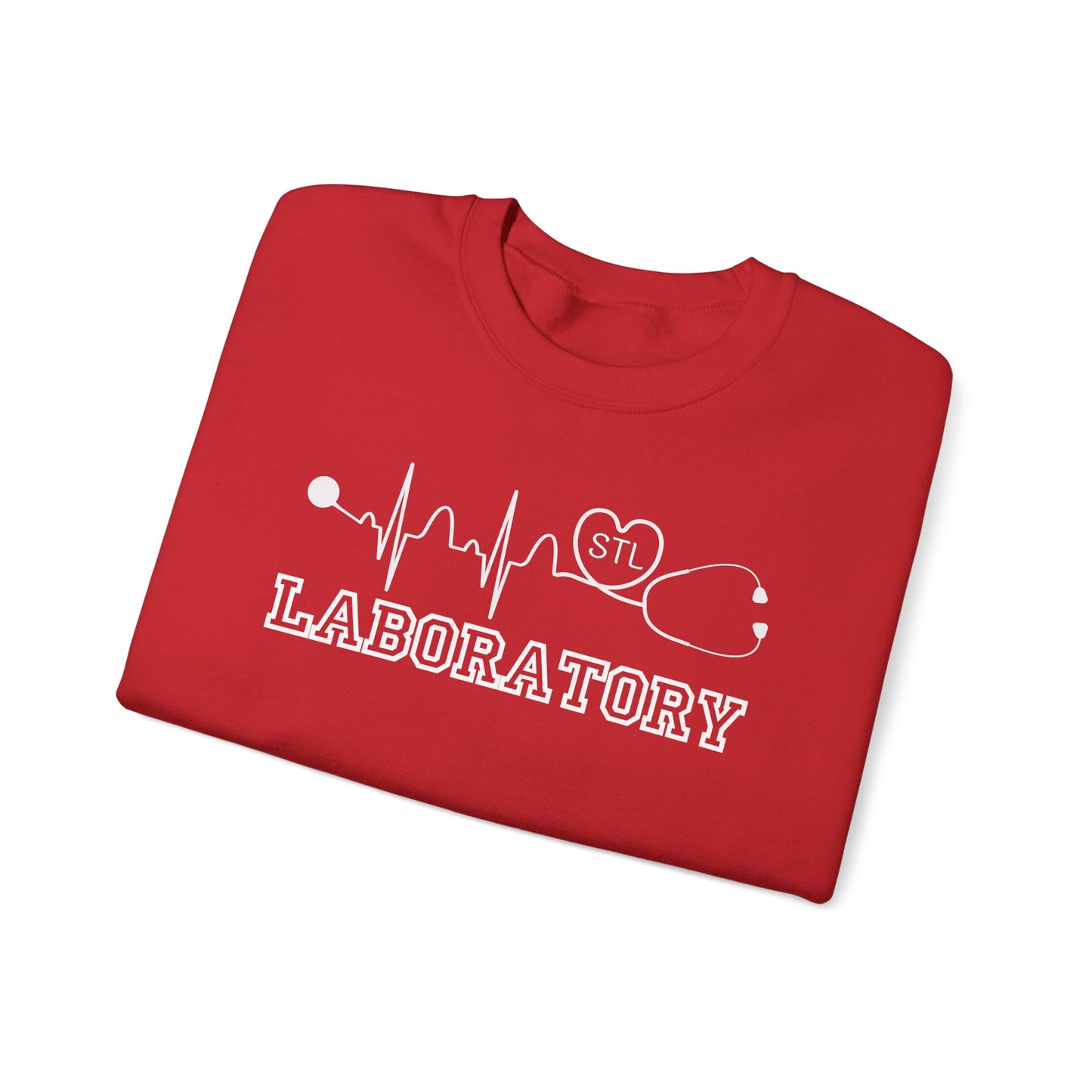 STL laboratory EKG RN Comfy Gildan Sweatshirt, EKG STL  love, wear out or at work!