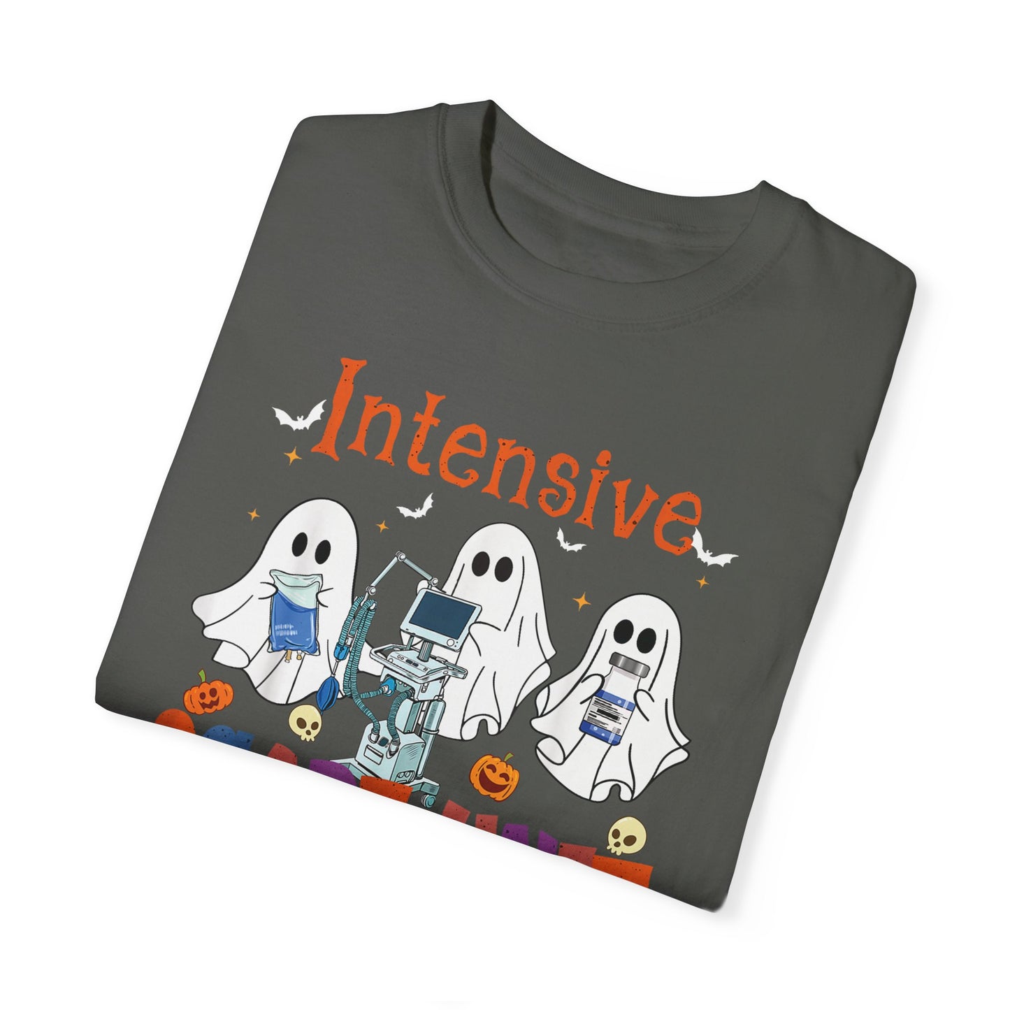 ICU Funny nurse fall shirt, ghost nurse shirt , emergency nurse, RN Halloween shirt , comfort colors shirt, ER RN, medical shirt