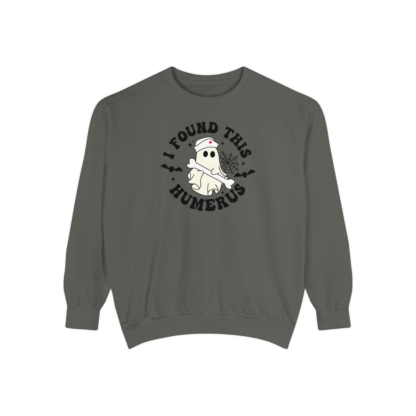Funny Ghost pediatric nurse sweatshirt, Halloween sweatshirt, spooky season, ER RN, NICU nurse,  Halloween Nurse,, floral Halloween ghost,
