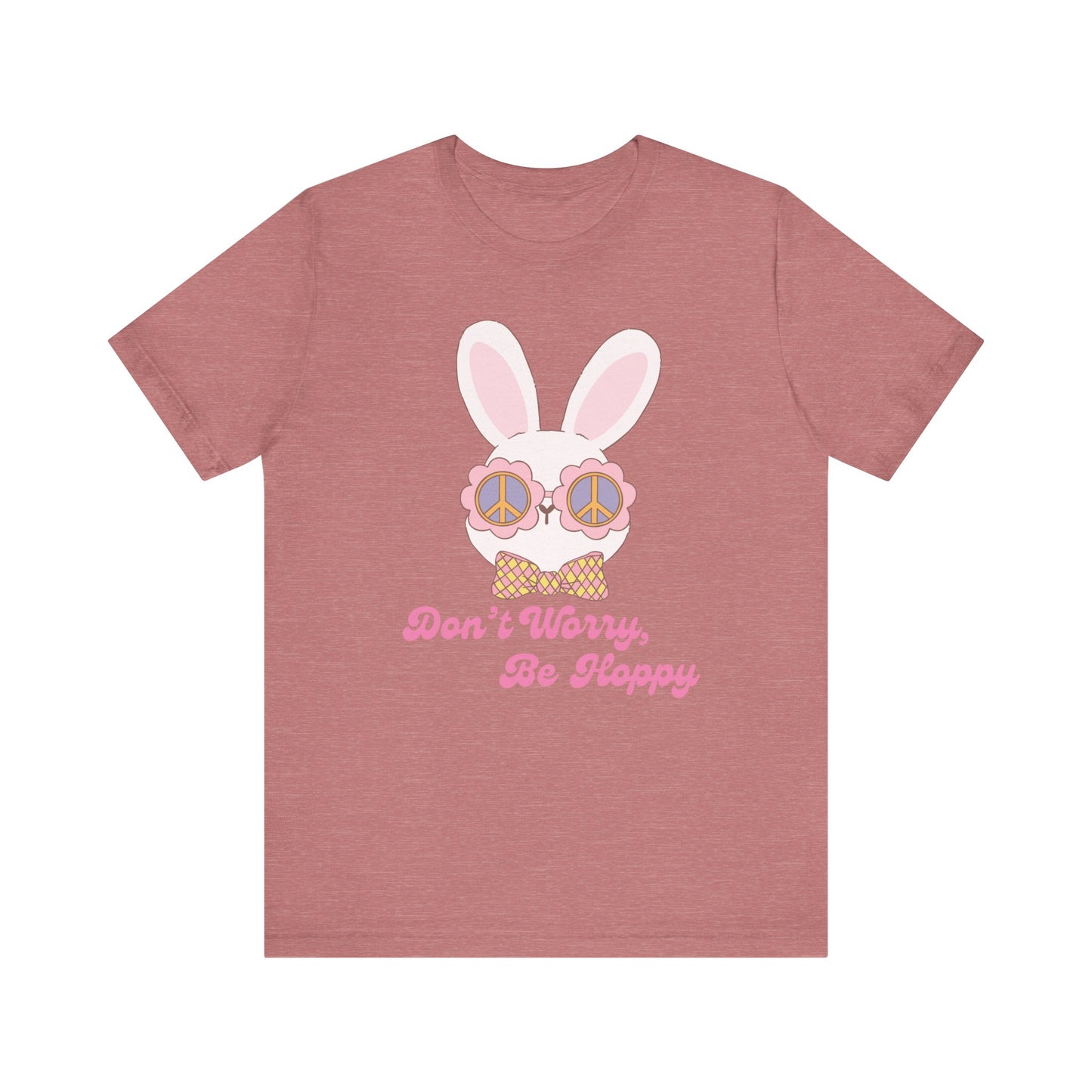 Don't Worry Be Hoppy cute Easter Shirt, bella canvas, comfy tshirt